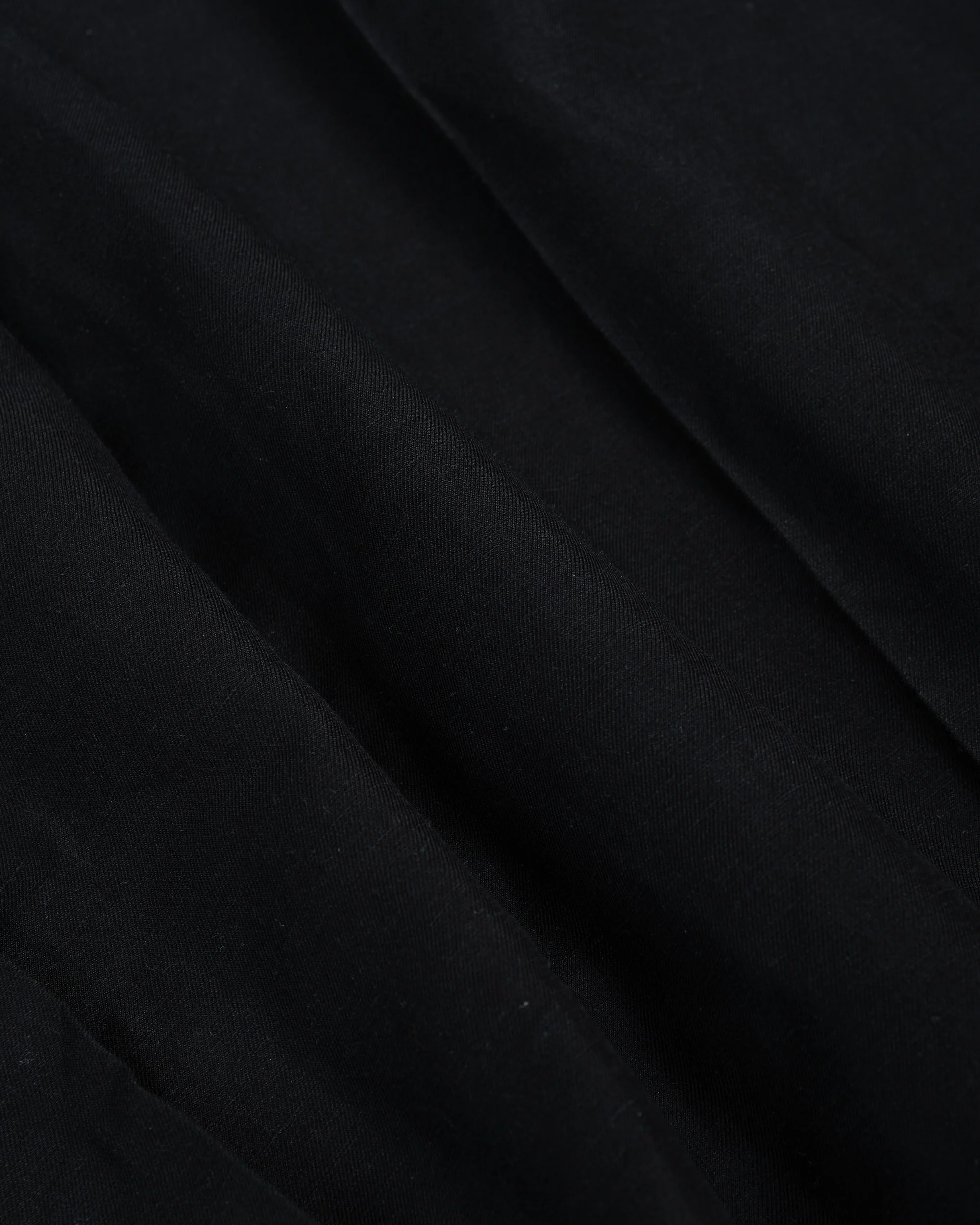 ssstein Viscose/Linen/Rayon Twill Easy Long Wide Trousers Black - Image 6