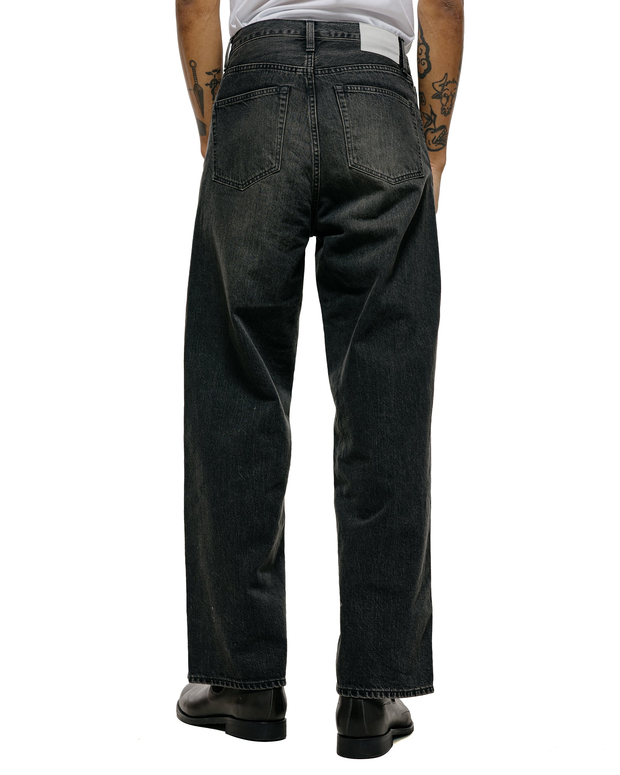 ssstein Wide Denim Jeans Black - Image 3