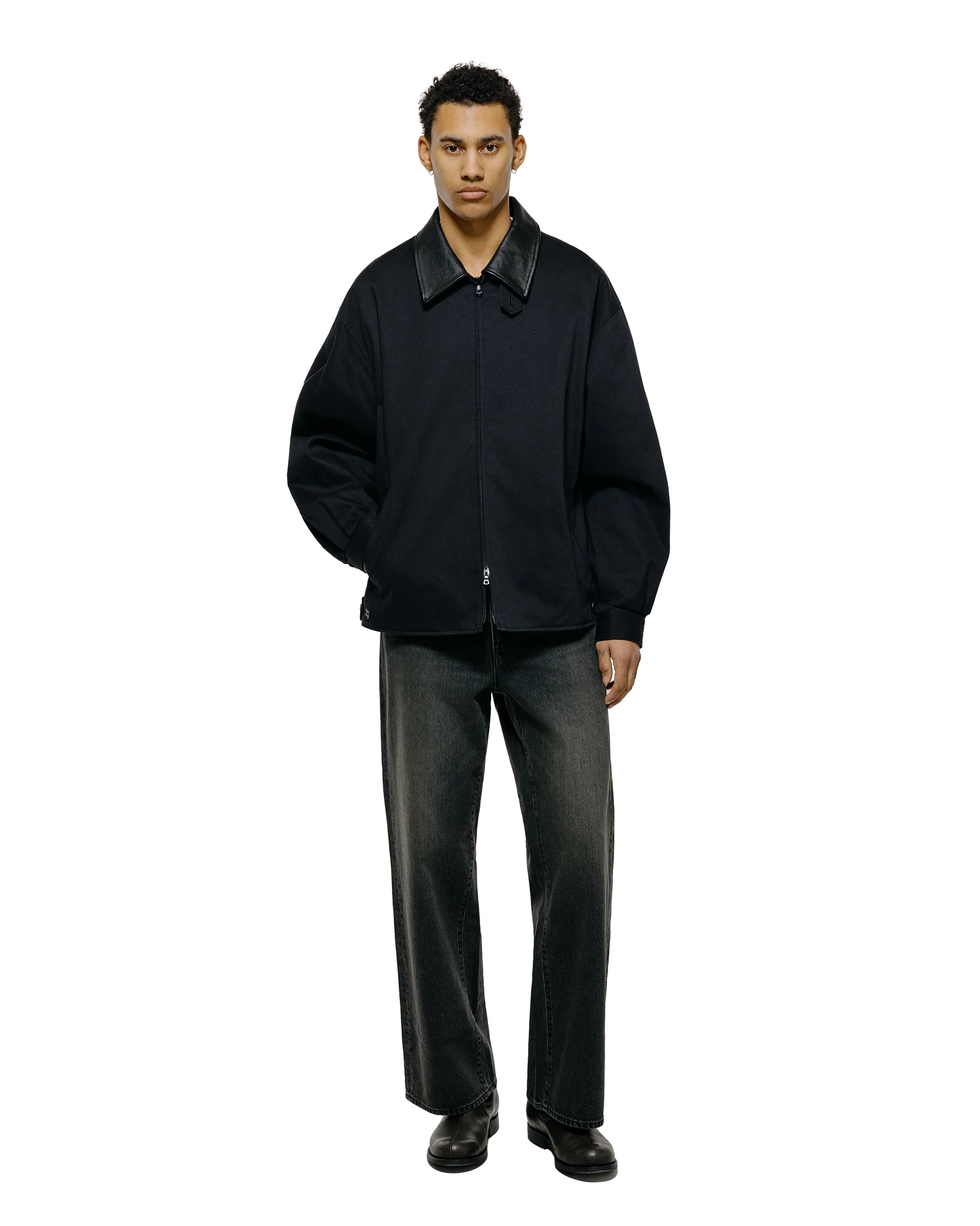 ssstein Wide Denim Jeans Black - Image 4