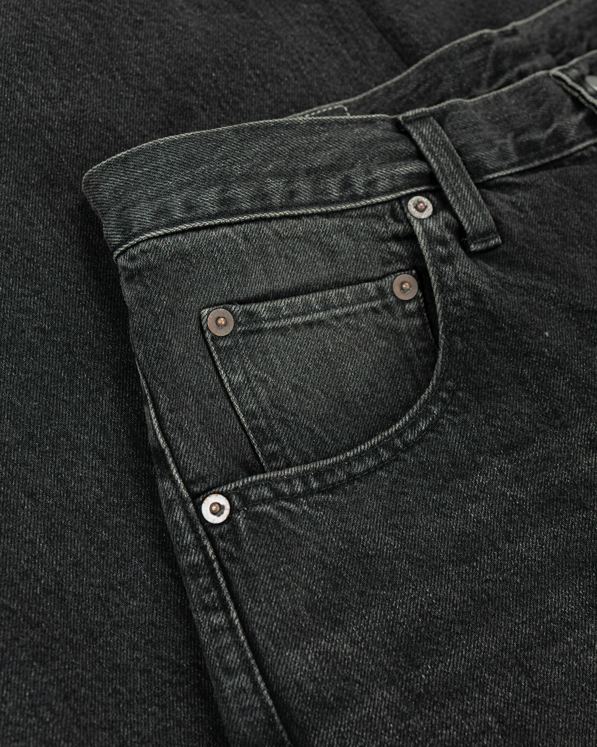 ssstein Wide Denim Jeans Black - Image 5
