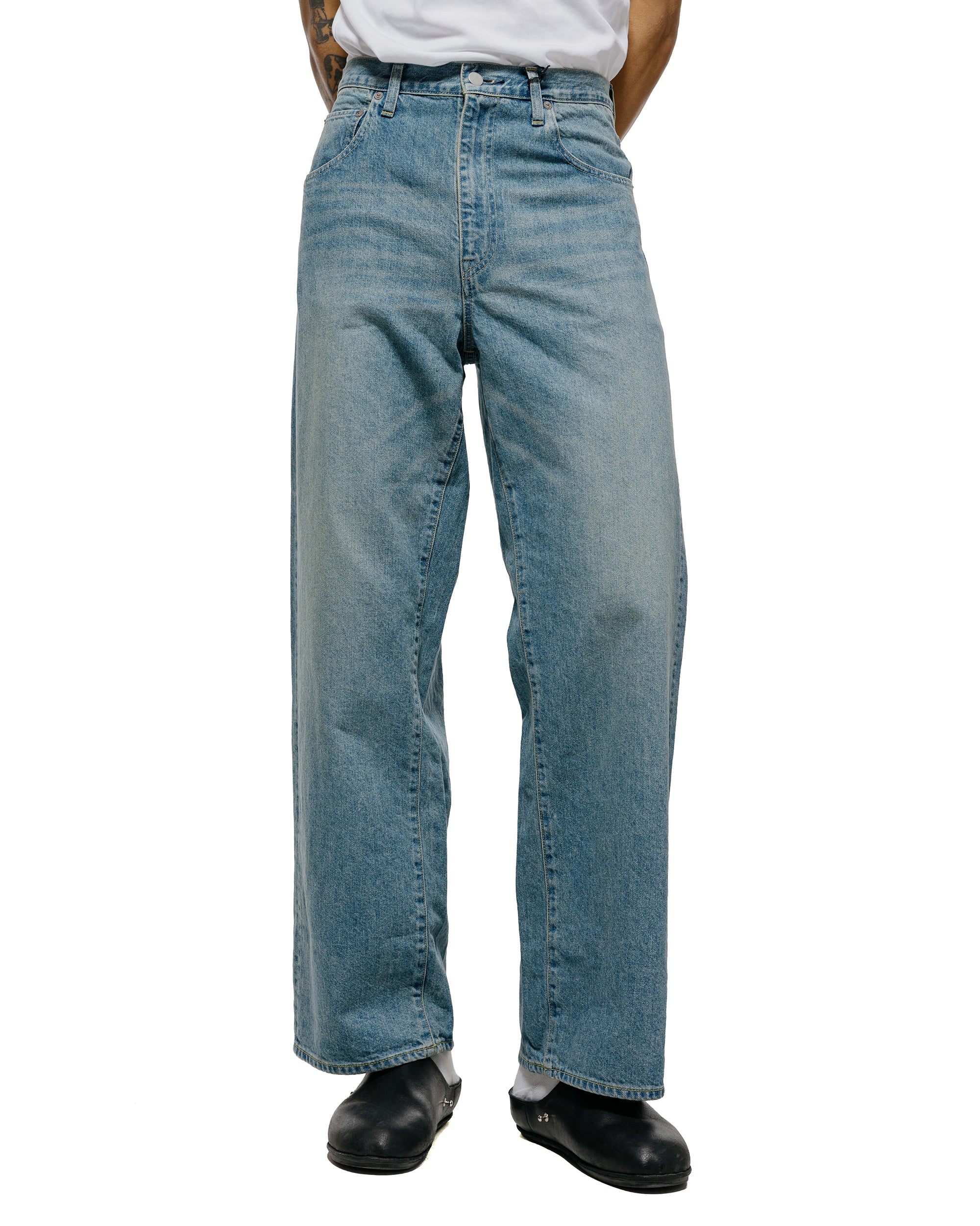ssstein Wide Denim Jeans Indigo - Image 2