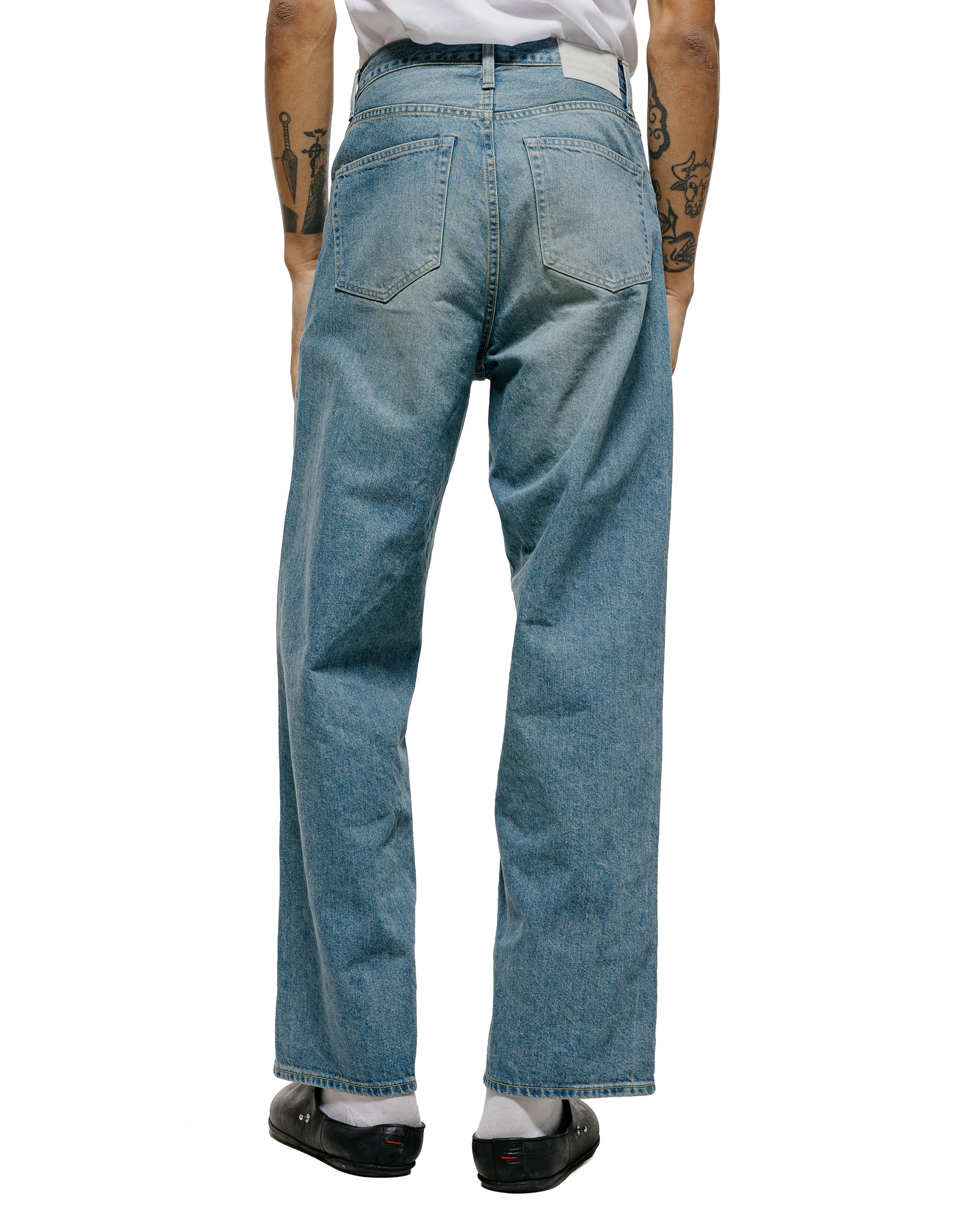 ssstein Wide Denim Jeans Indigo - Image 3