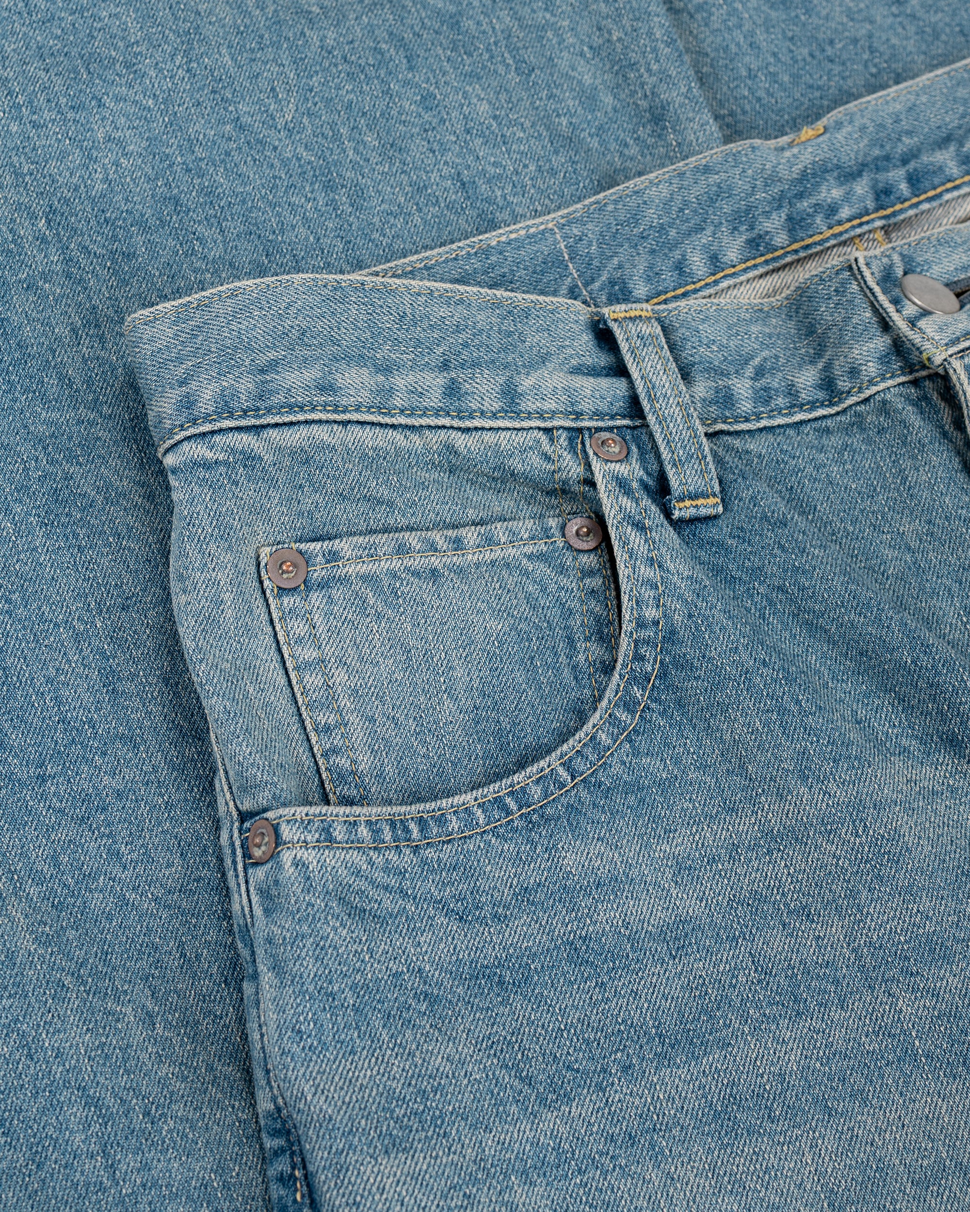 ssstein Wide Denim Jeans Indigo - Image 5