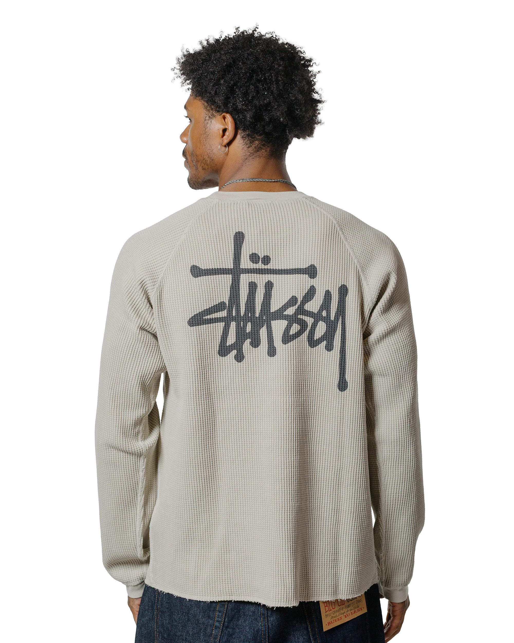 Stüssy Basic Stock Raglan Thermal Bone - Image 3