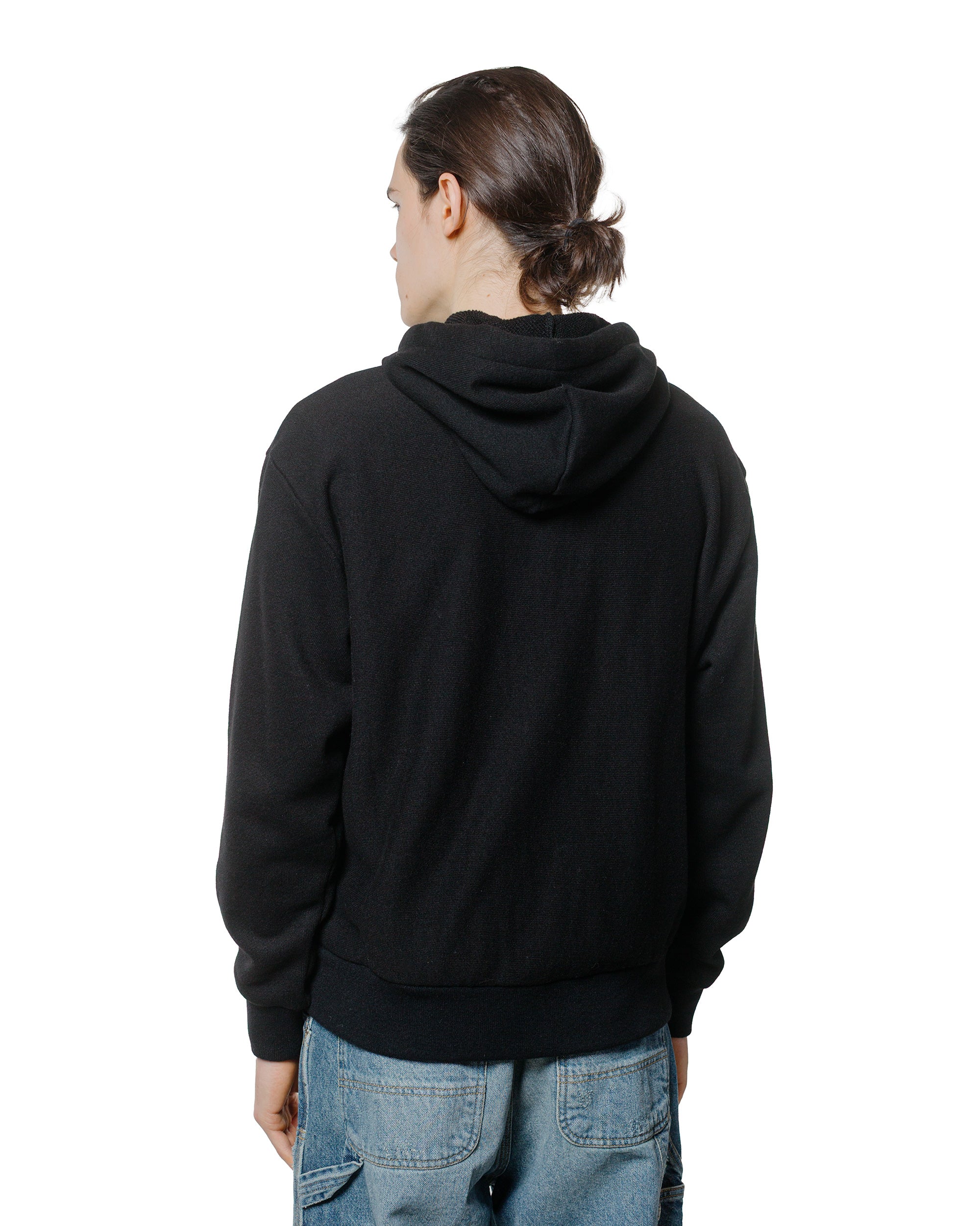 Stüssy Brass Zip Knit Hood Black - Image 3