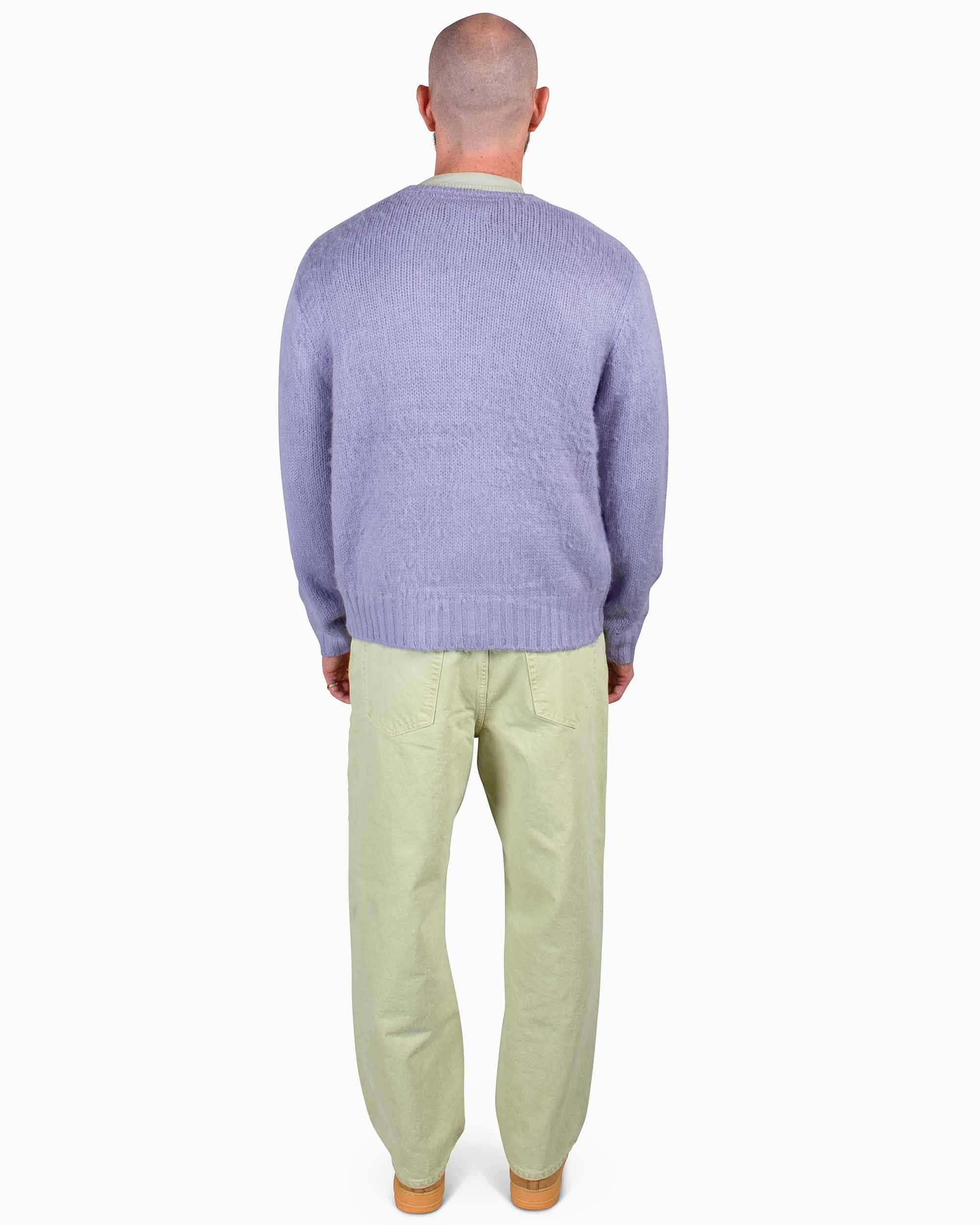 Stüssy Brushed Cardigan Lavender - Image 3