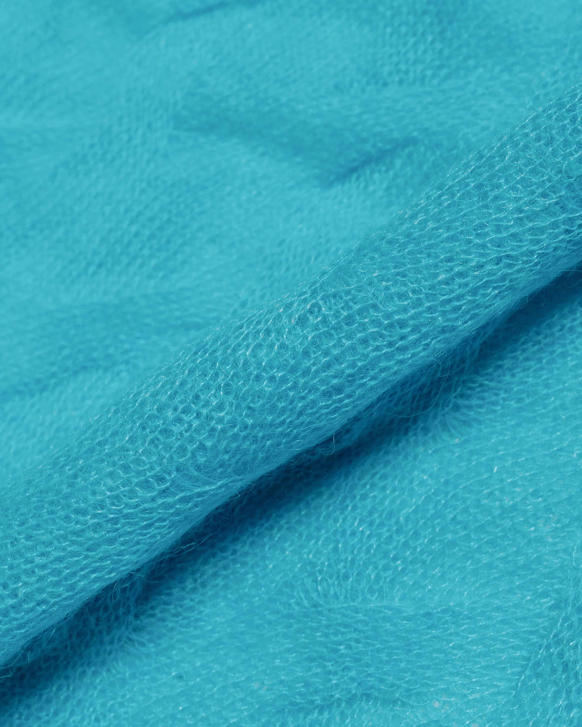 Stüssy Loose Knit Cross Cable Cyan - Image 2