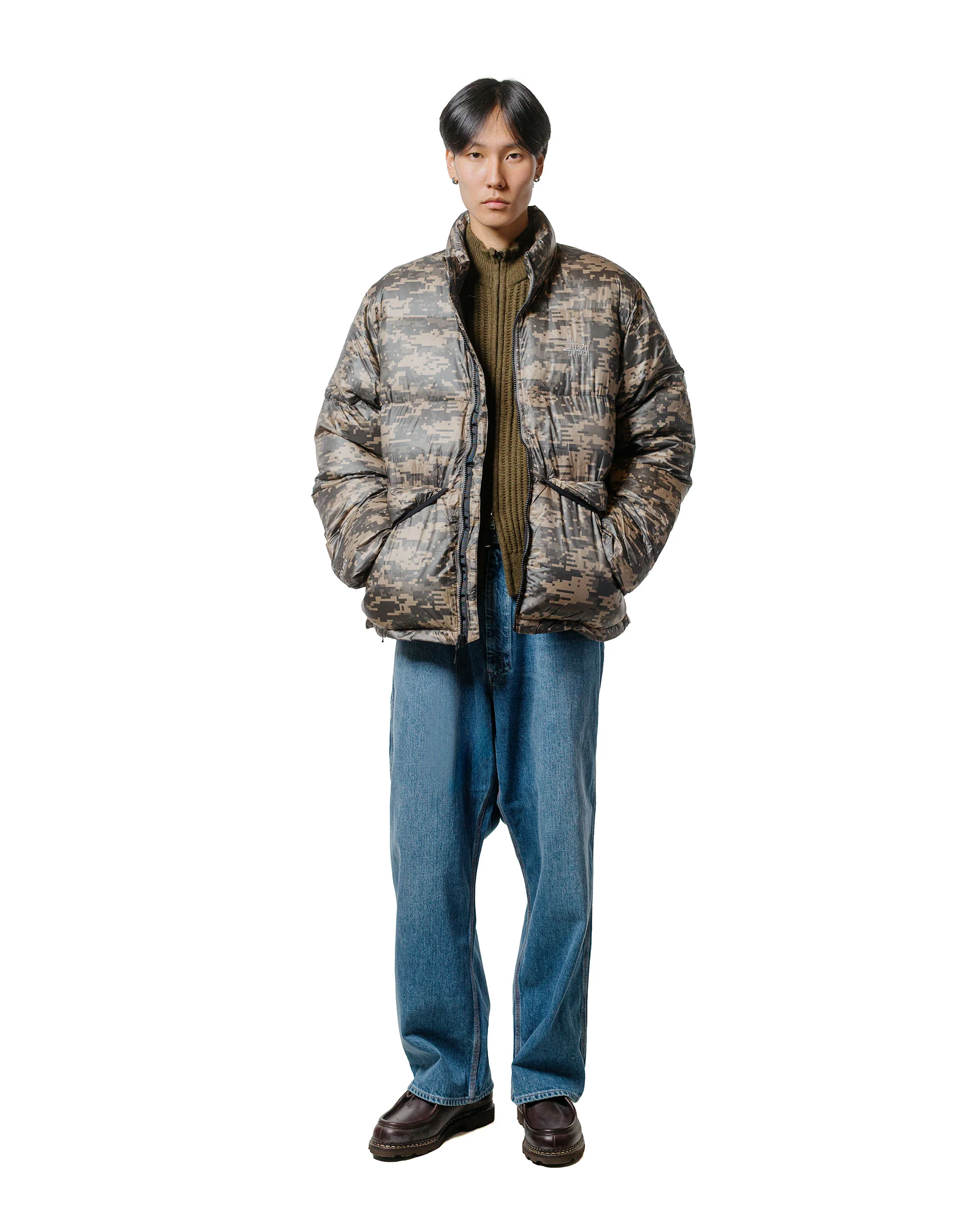 Stüssy Micro Ripstop Down Jacket Jet Digi Camo - Image 4