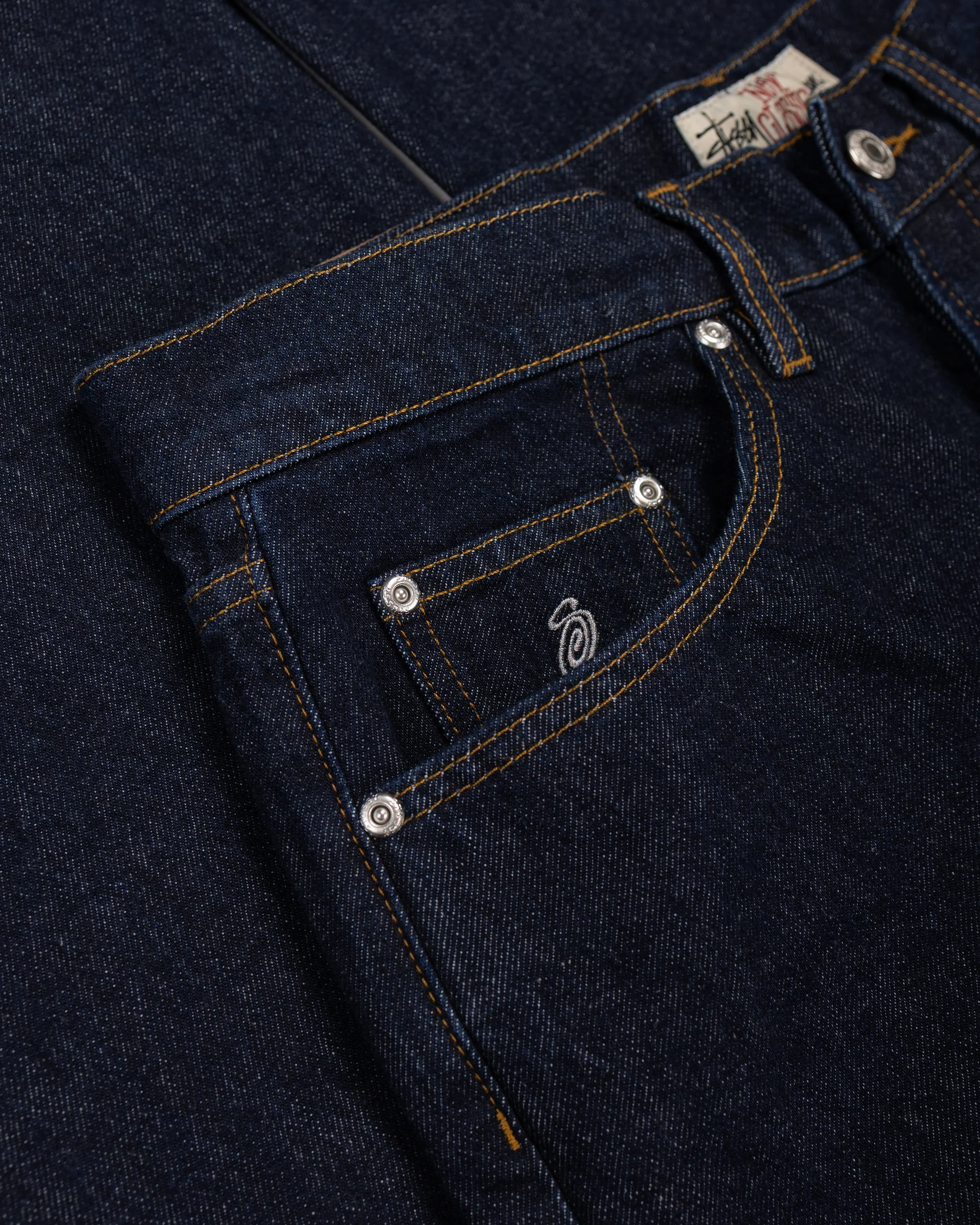 Stüssy New Classic Jean Denim Rinsed Indigo - Image 2