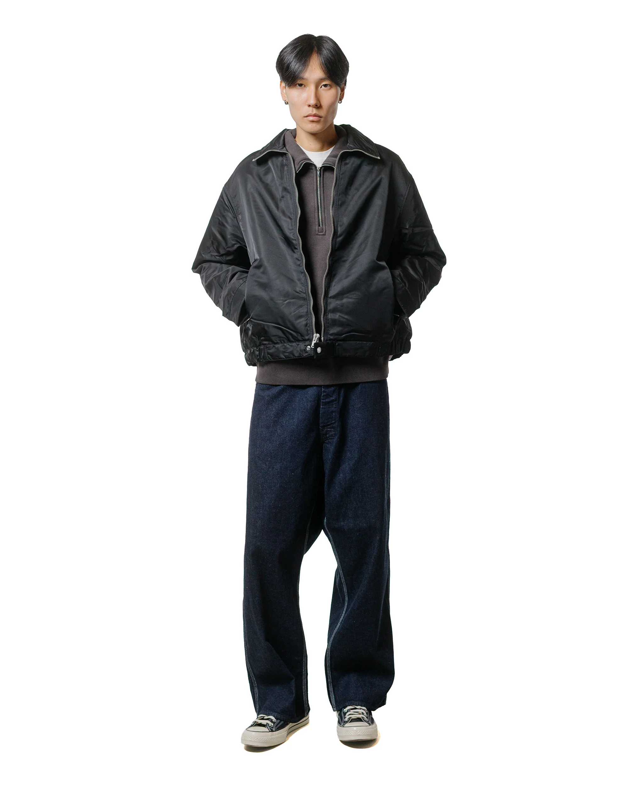 Stüssy Pile Lined Zip Jacket Black - Image 4