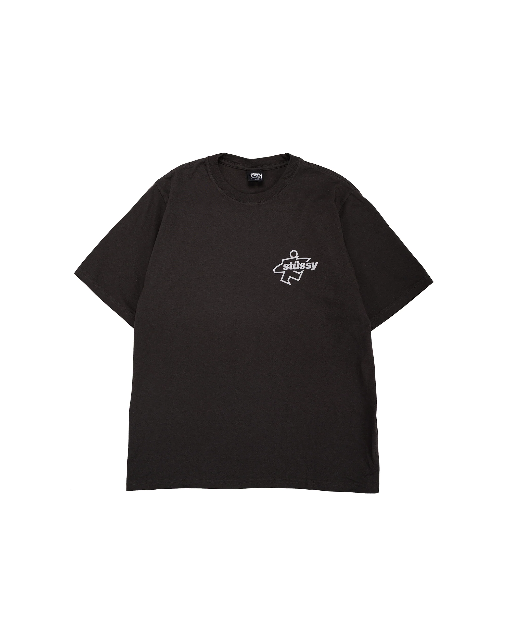 Stüssy Surf Size Pigment Dyed Tee Faded Black