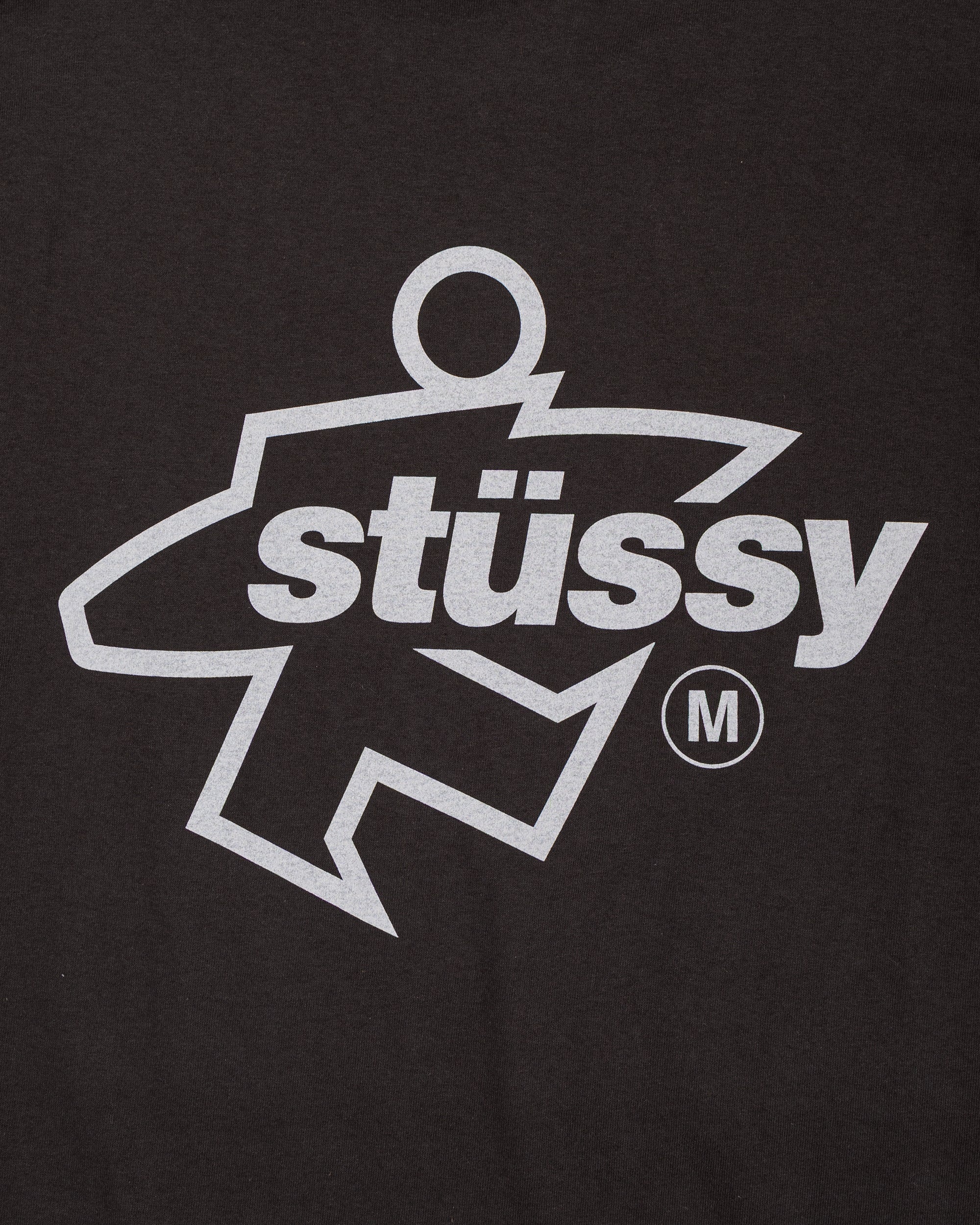 Stüssy Surf Size Pigment Dyed Tee Faded Black - Image 2