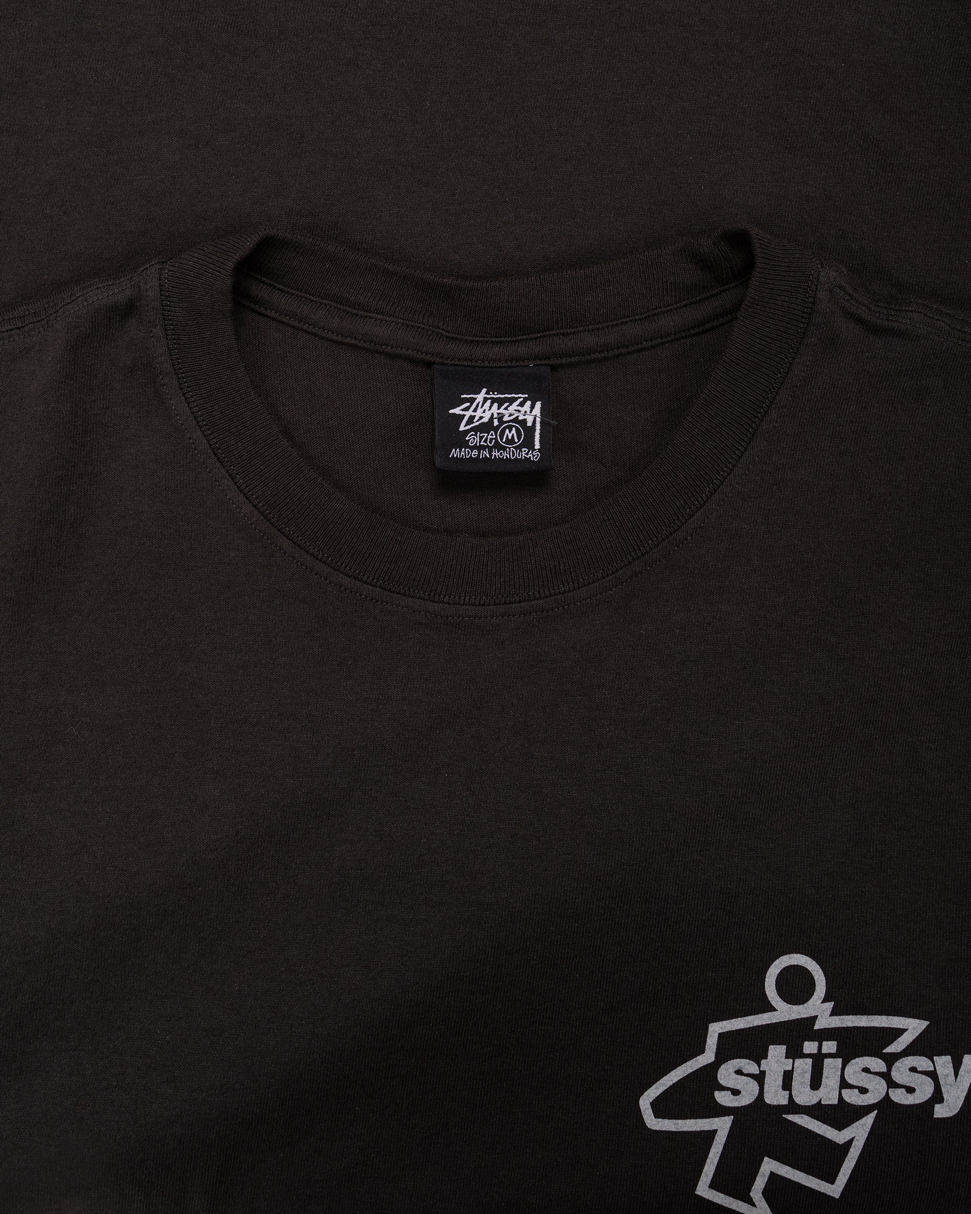 Stüssy Surf Size Pigment Dyed Tee Faded Black - Image 3