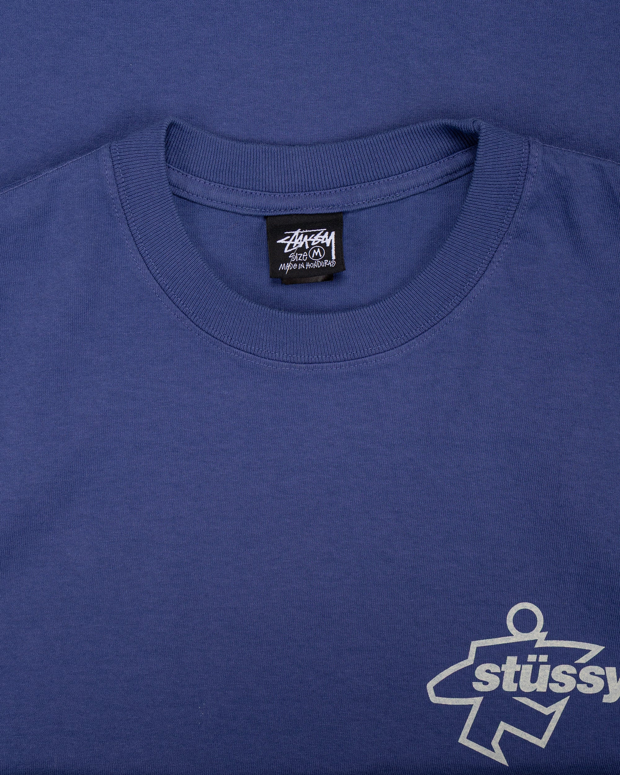 Stüssy Surf Size Pigment Dyed Tee Indigo - Image 3