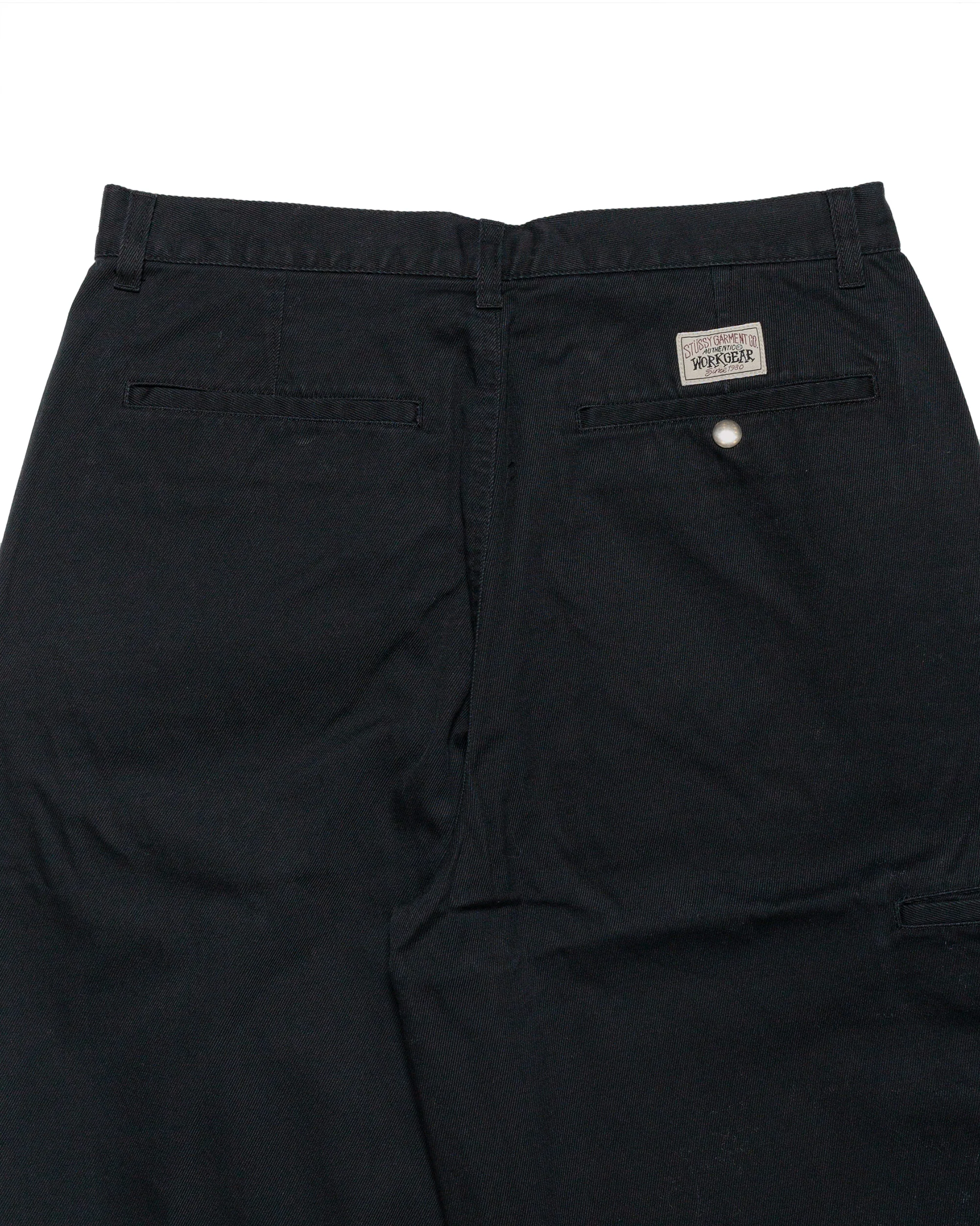 Stüssy Workgear Trouser Twill Black - Image 5