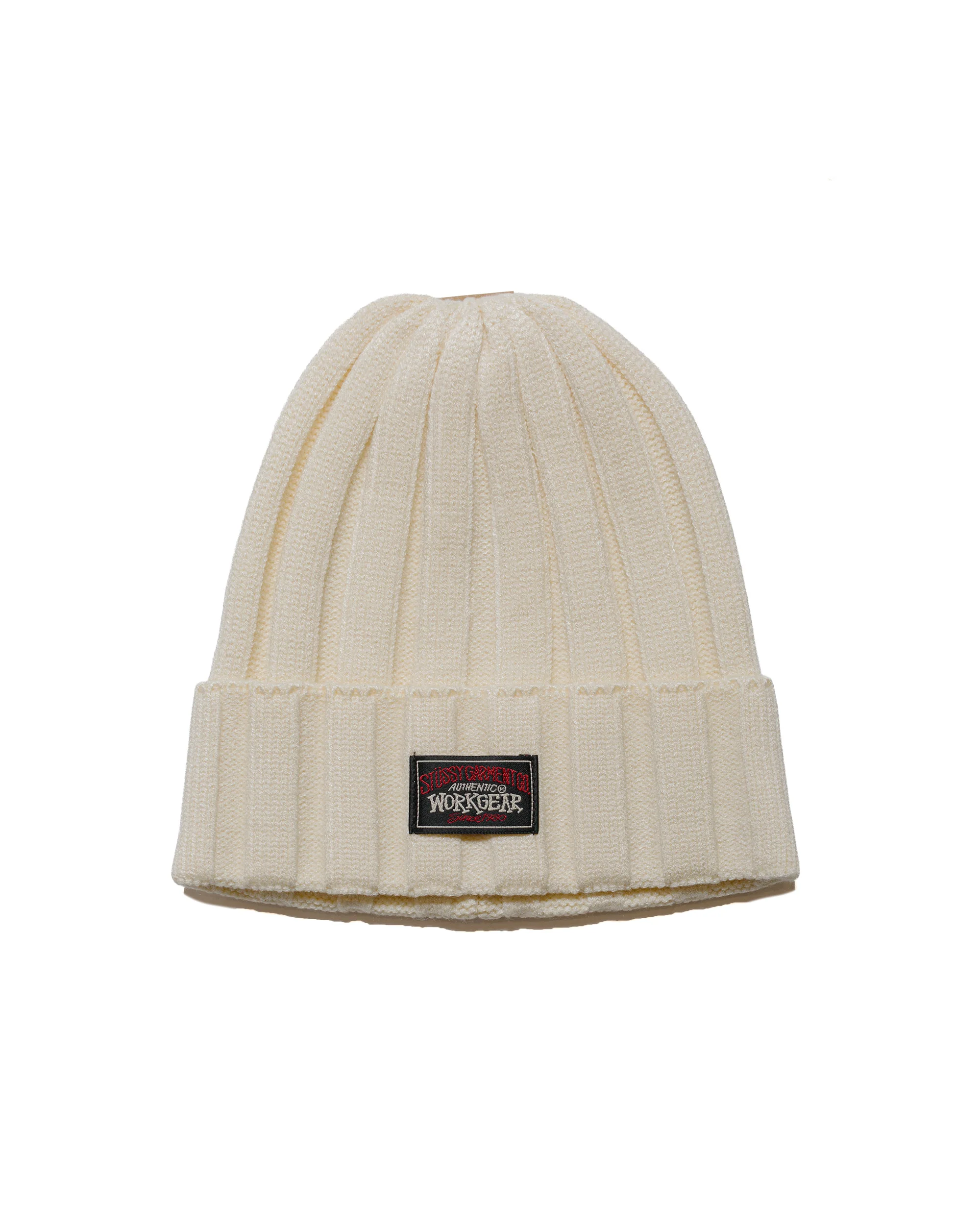Stüssy Workwear Cuff Beanie Ivory