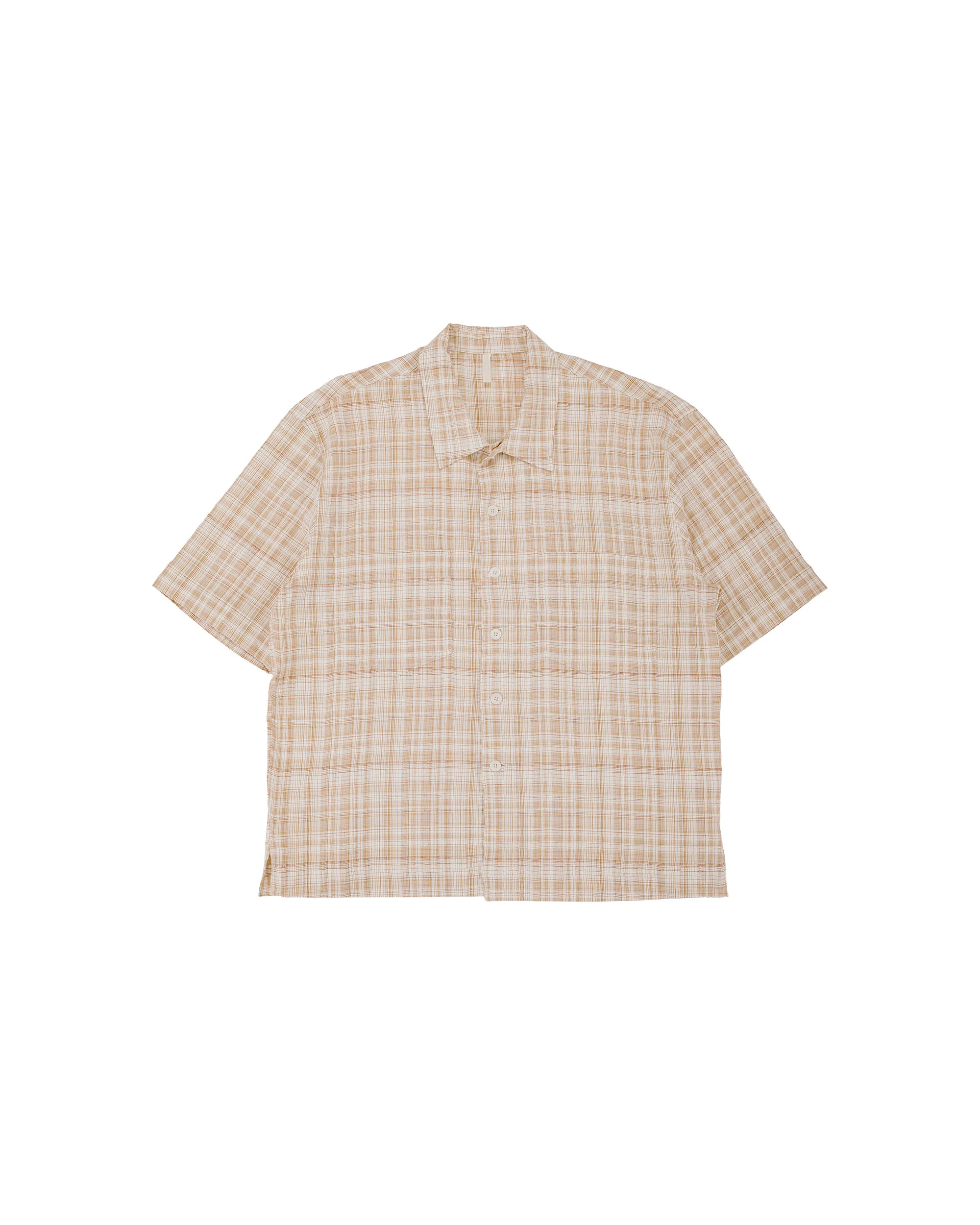 Sunflower Adam Check Shirt 150 Sand