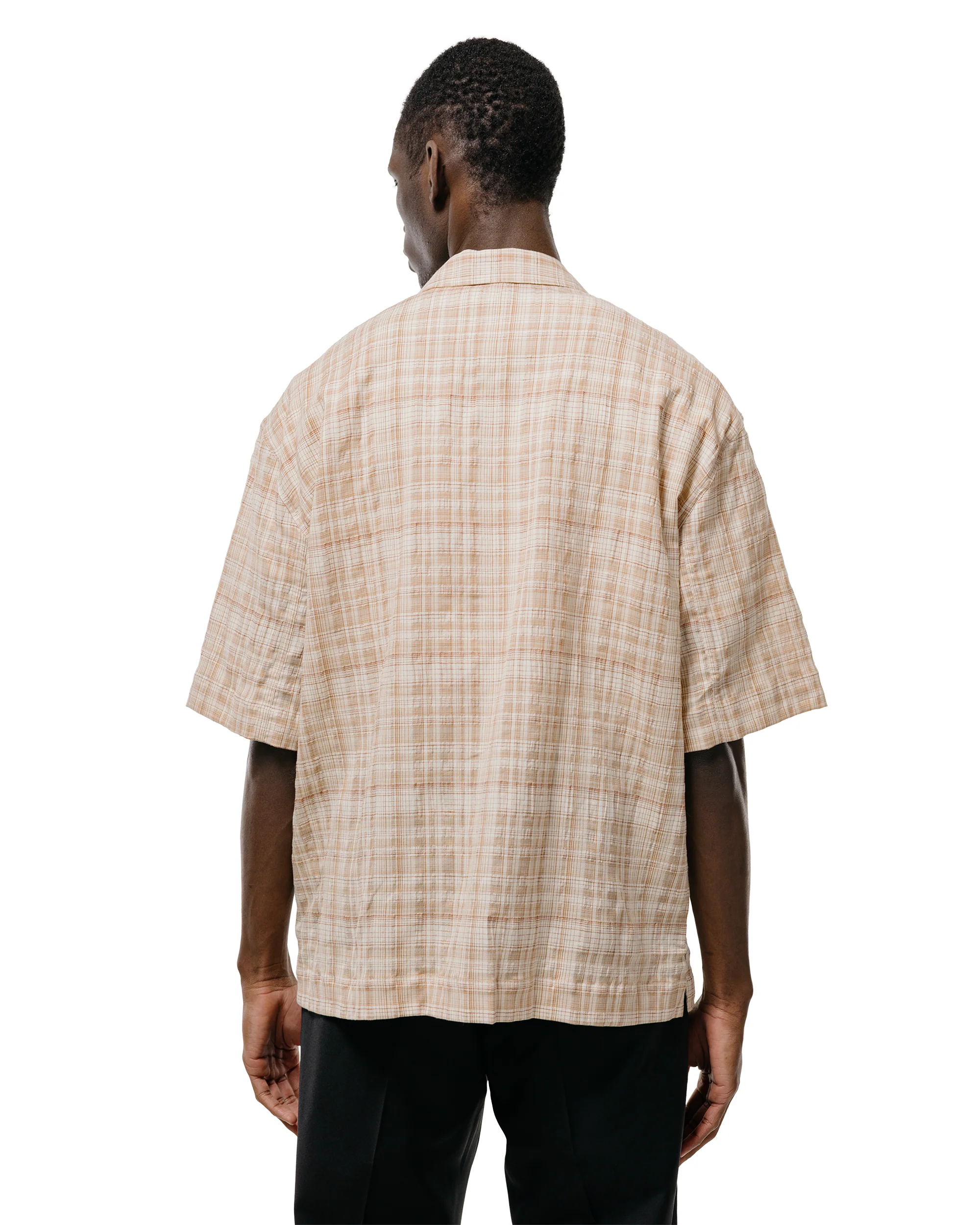 Sunflower Adam Check Shirt 150 Sand - Image 4