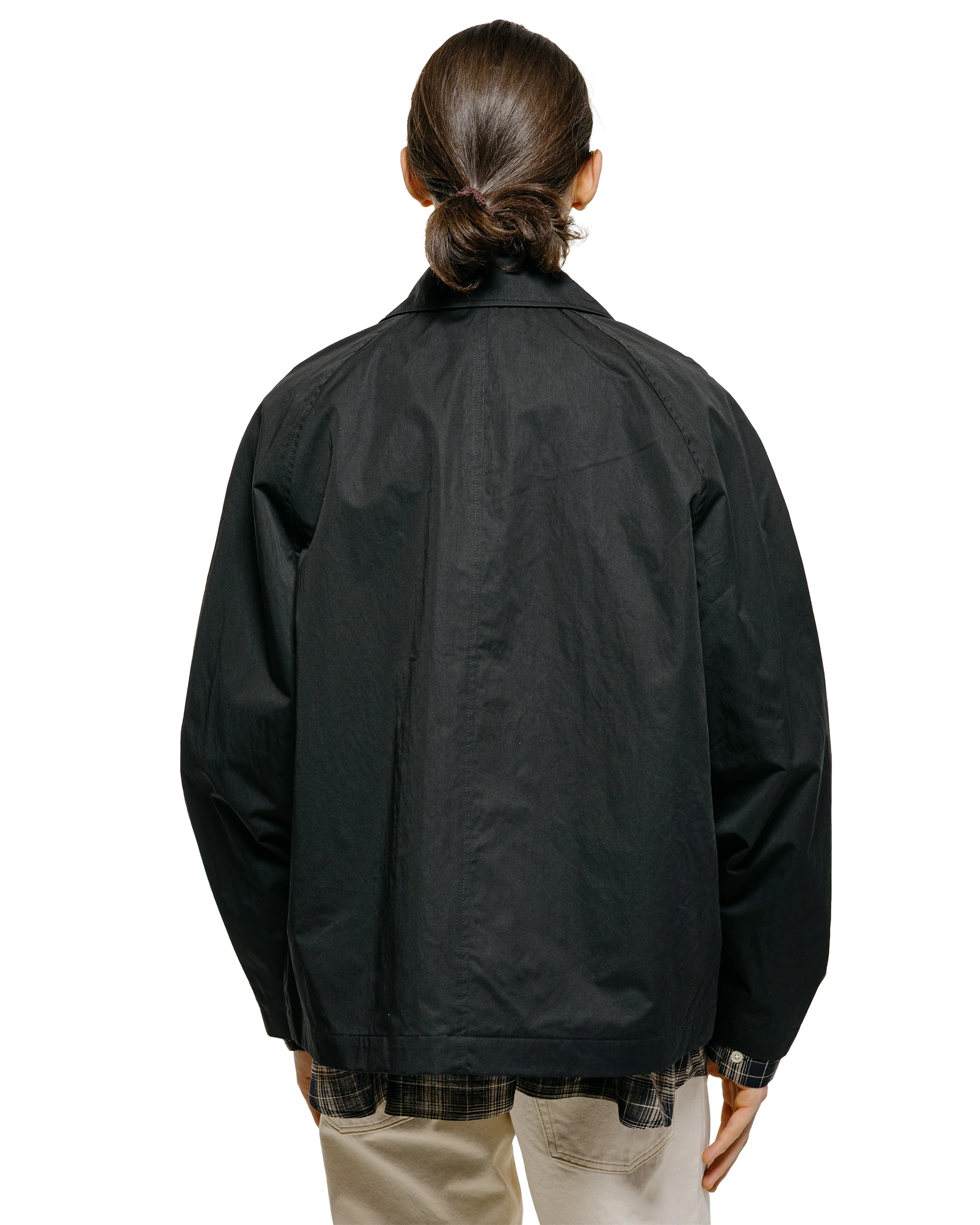 Sunflower Short Raglan Coat 999 Black - Image 3