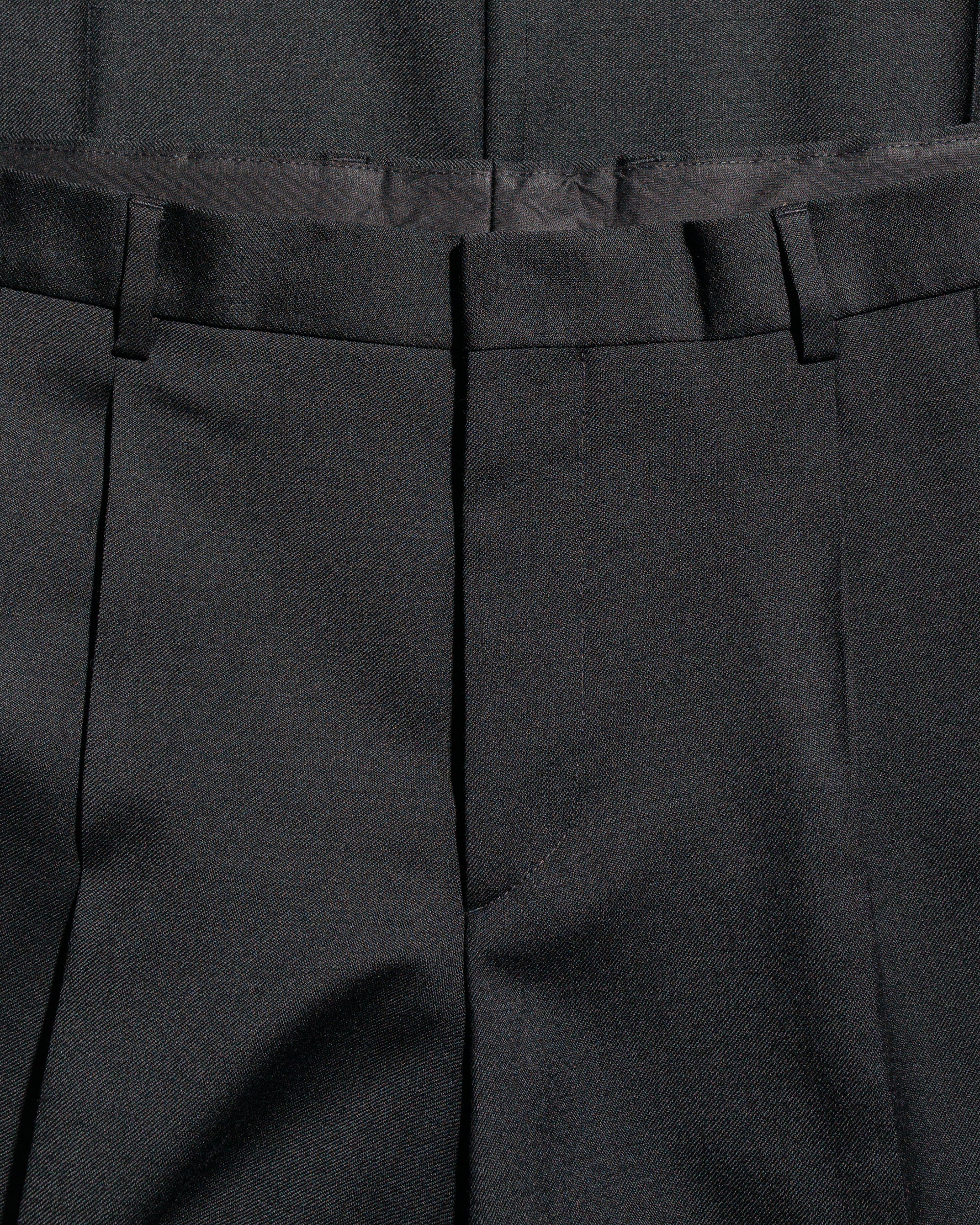 Sunflower Wide Pleated Trouser Black - Image 5