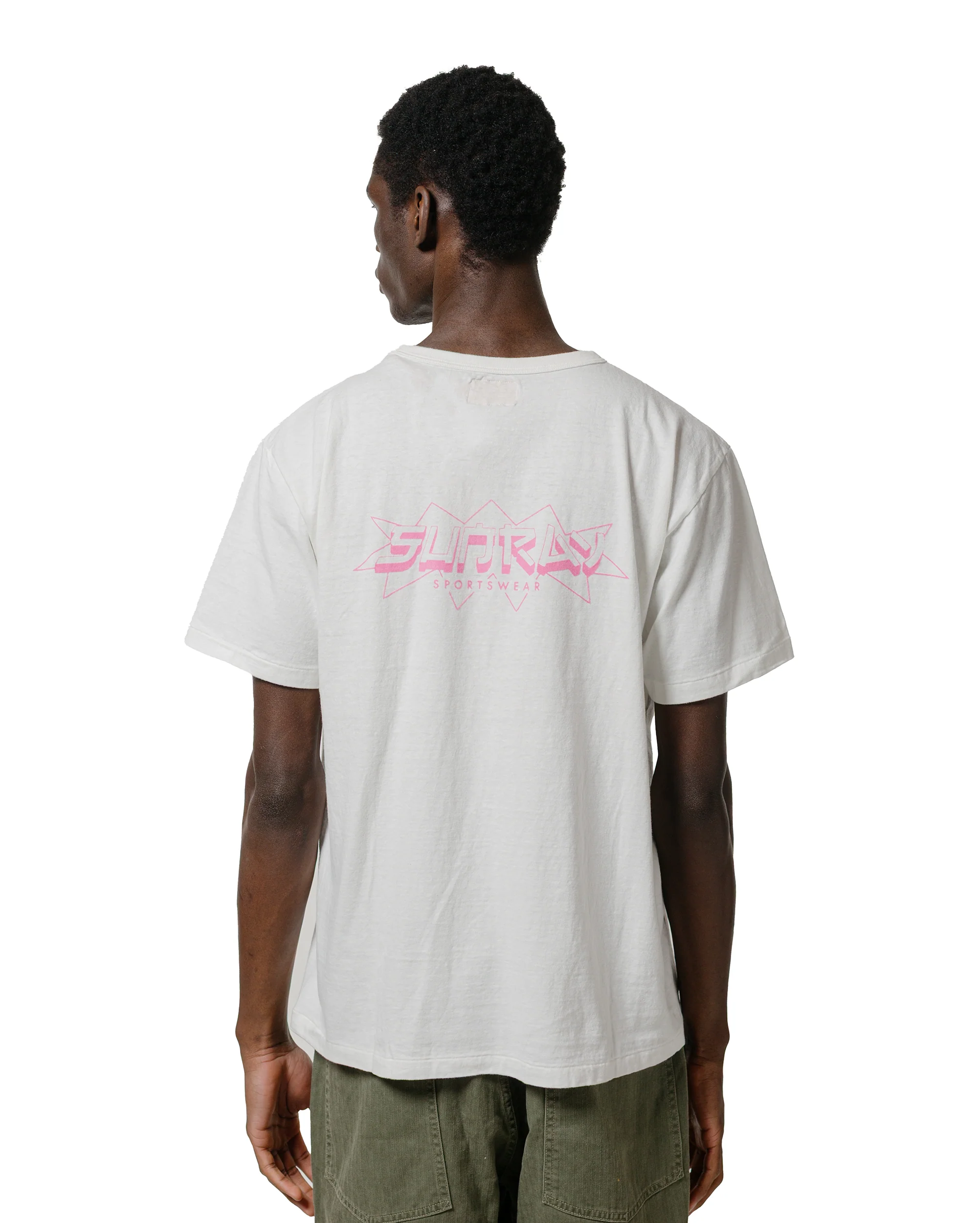 Sunray Sportswear Frokey Celebratory Haleiwa SS Off White/Pink Print - Image 2