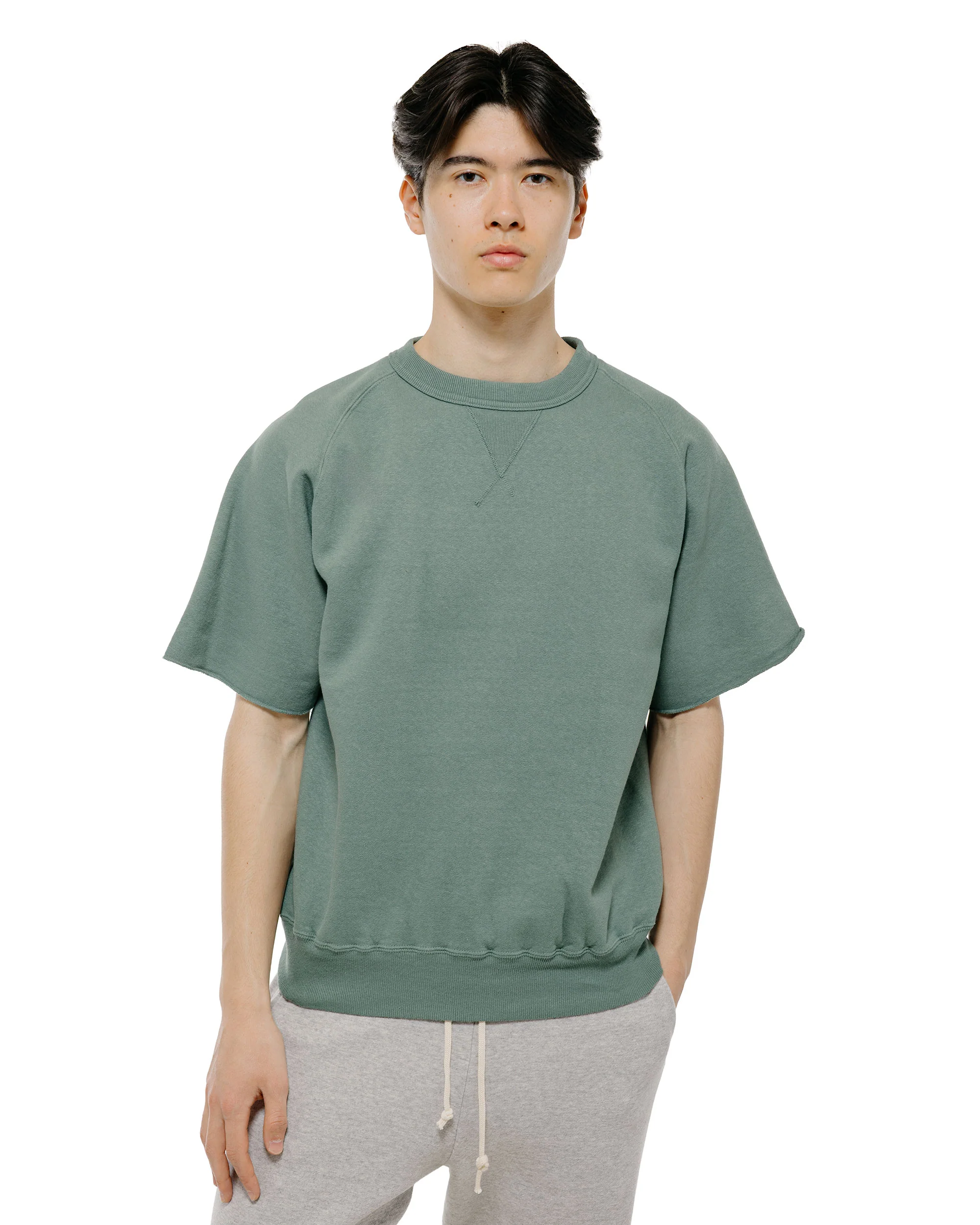 Sunray Sportswear Waialua SS Sweatshirt Sagebrush Green - Image 2