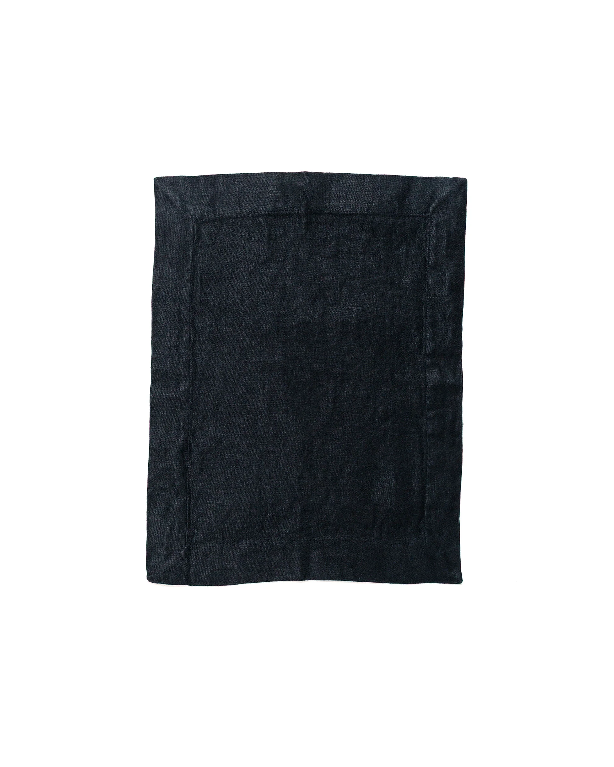 Tekla Kitchen Linen Placemat Black