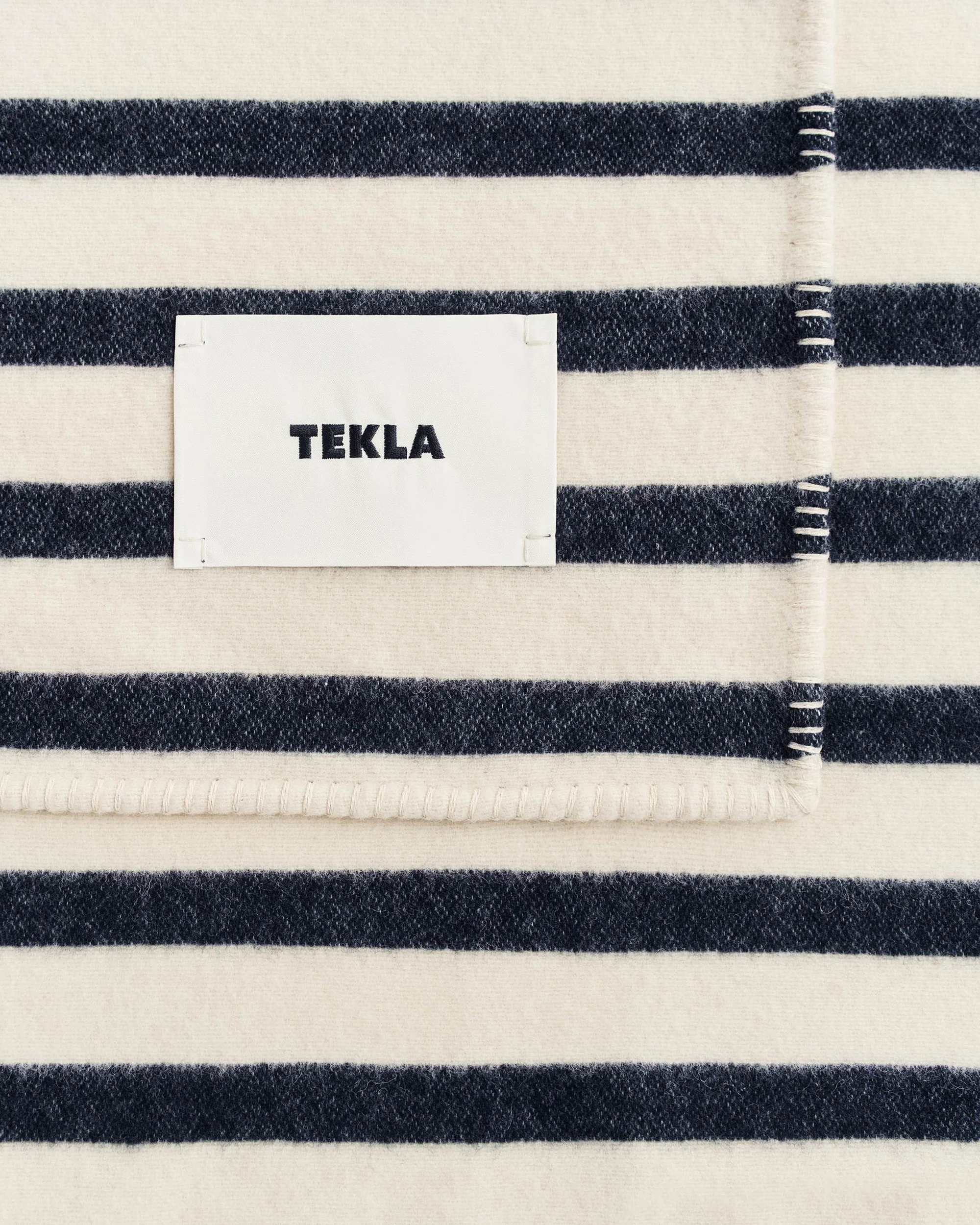 Tekla Lambswool Blanket Magpie Stripes - Image 3