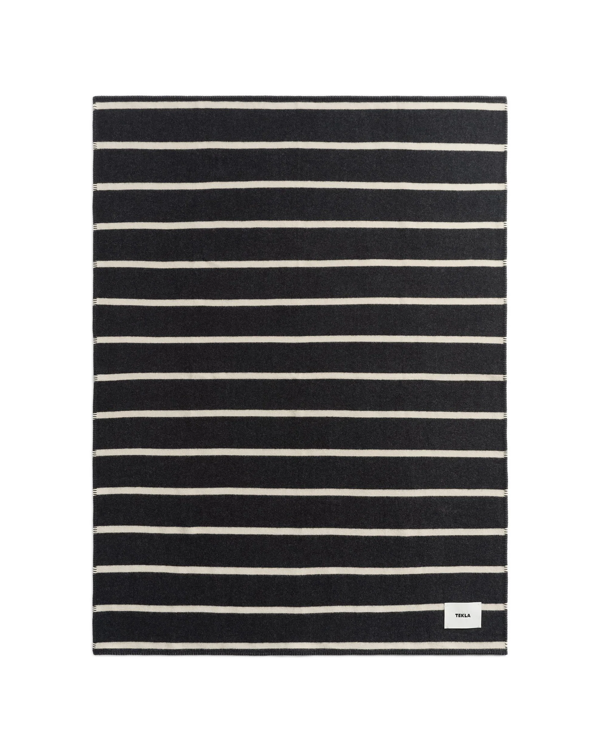 Tekla Lambswool Blanket Starling Stripes - Image 2