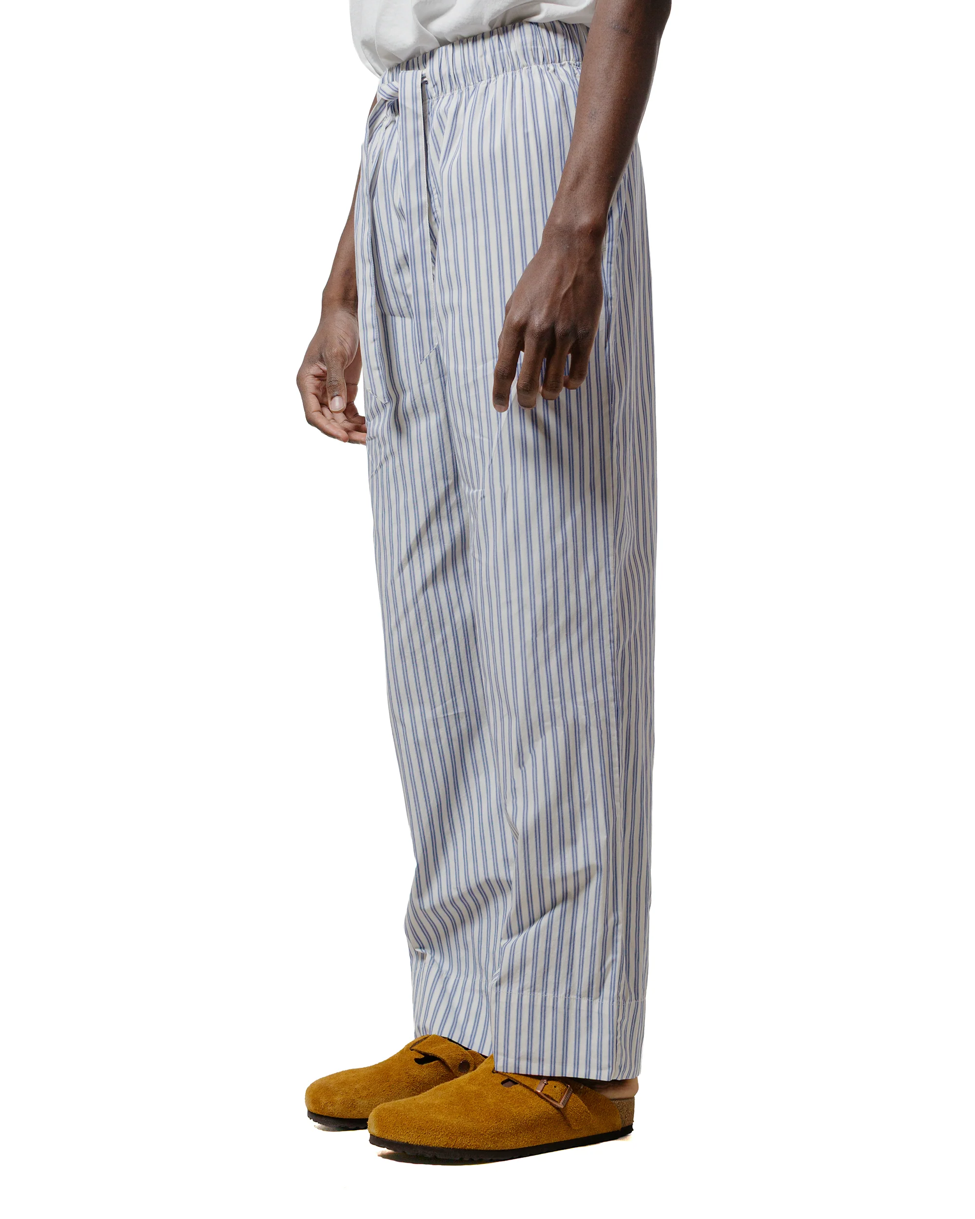Tekla Poplin Pyjama Pants Skagen Stripes - Image 2