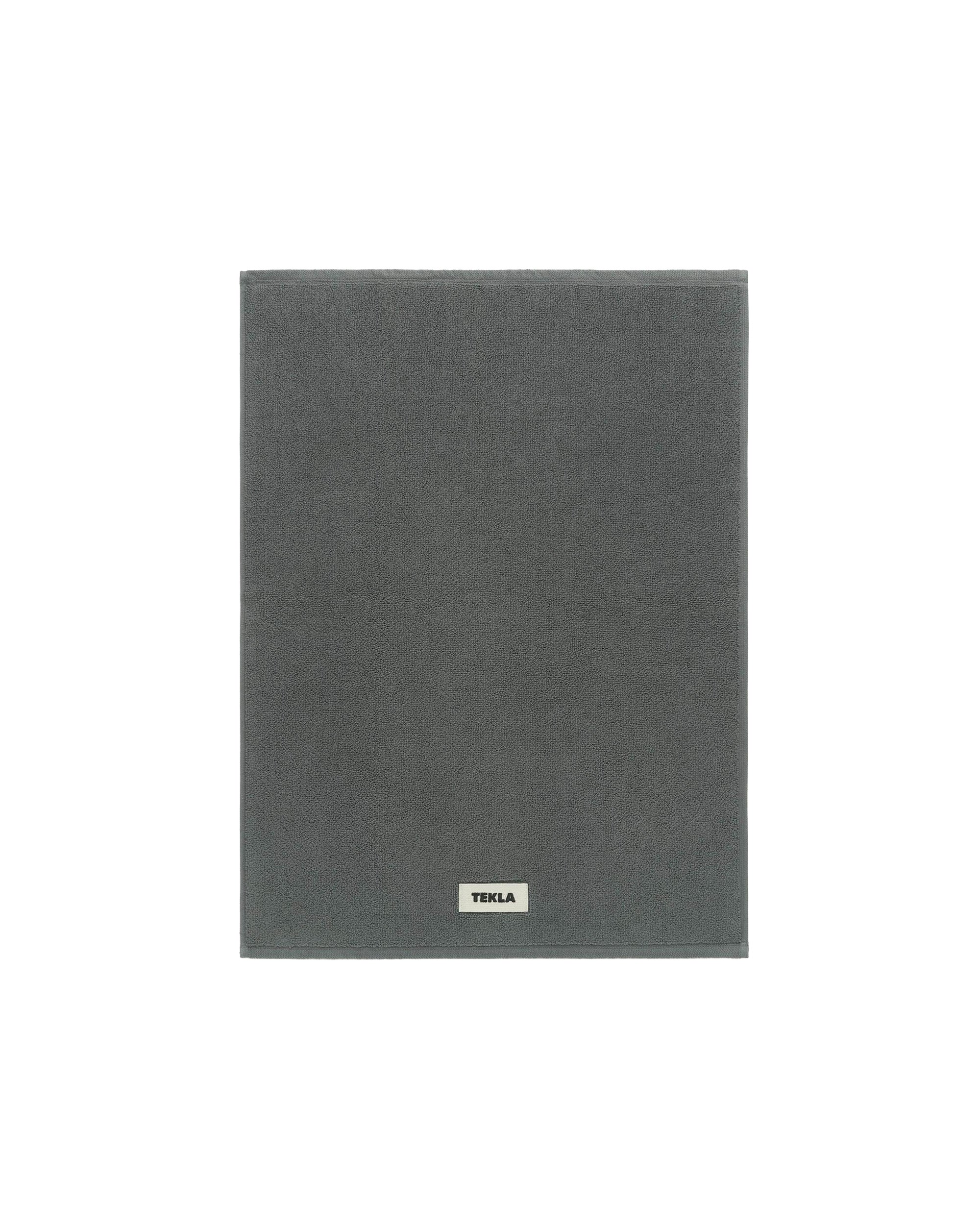 Tekla Terry Bath Mat Charcoal Grey