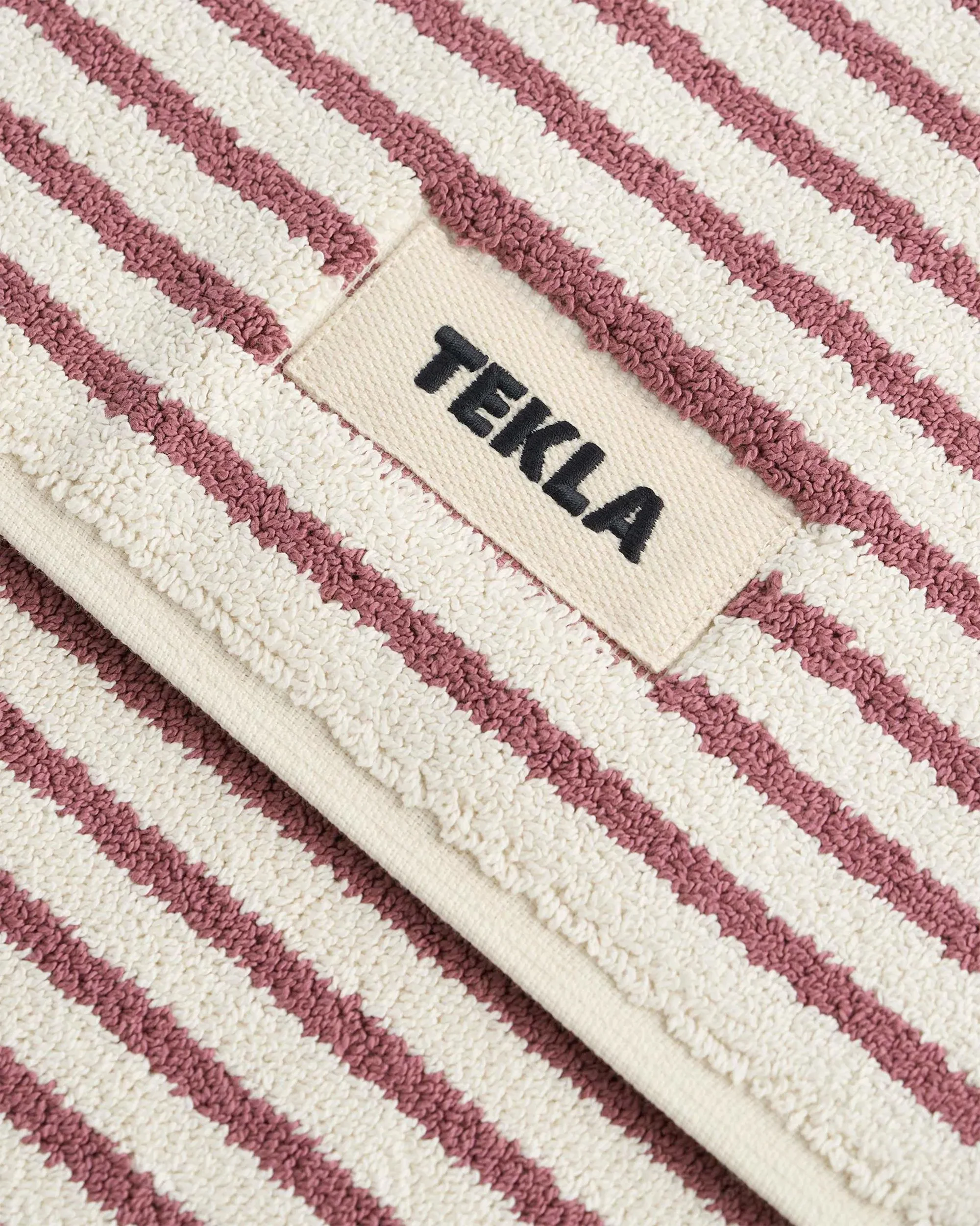 Tekla Terry Bath Mat Ripple Stripes - Image 2