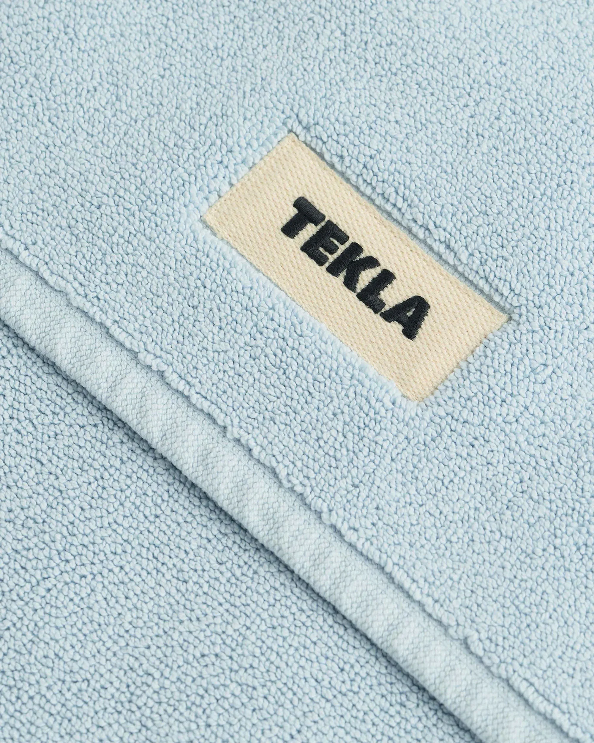 Tekla Terry Bath Mat Sky Blue - Image 2