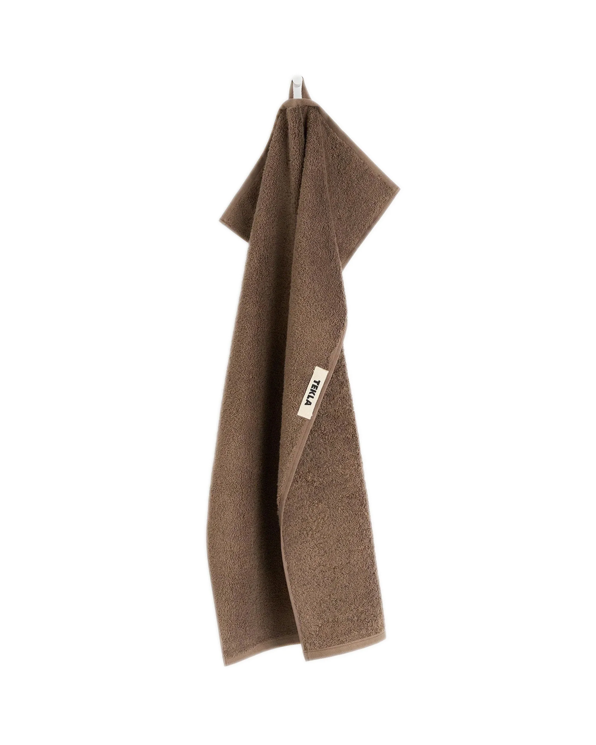 Tekla Terry Bath Towel Kodiak Brown - Image 3