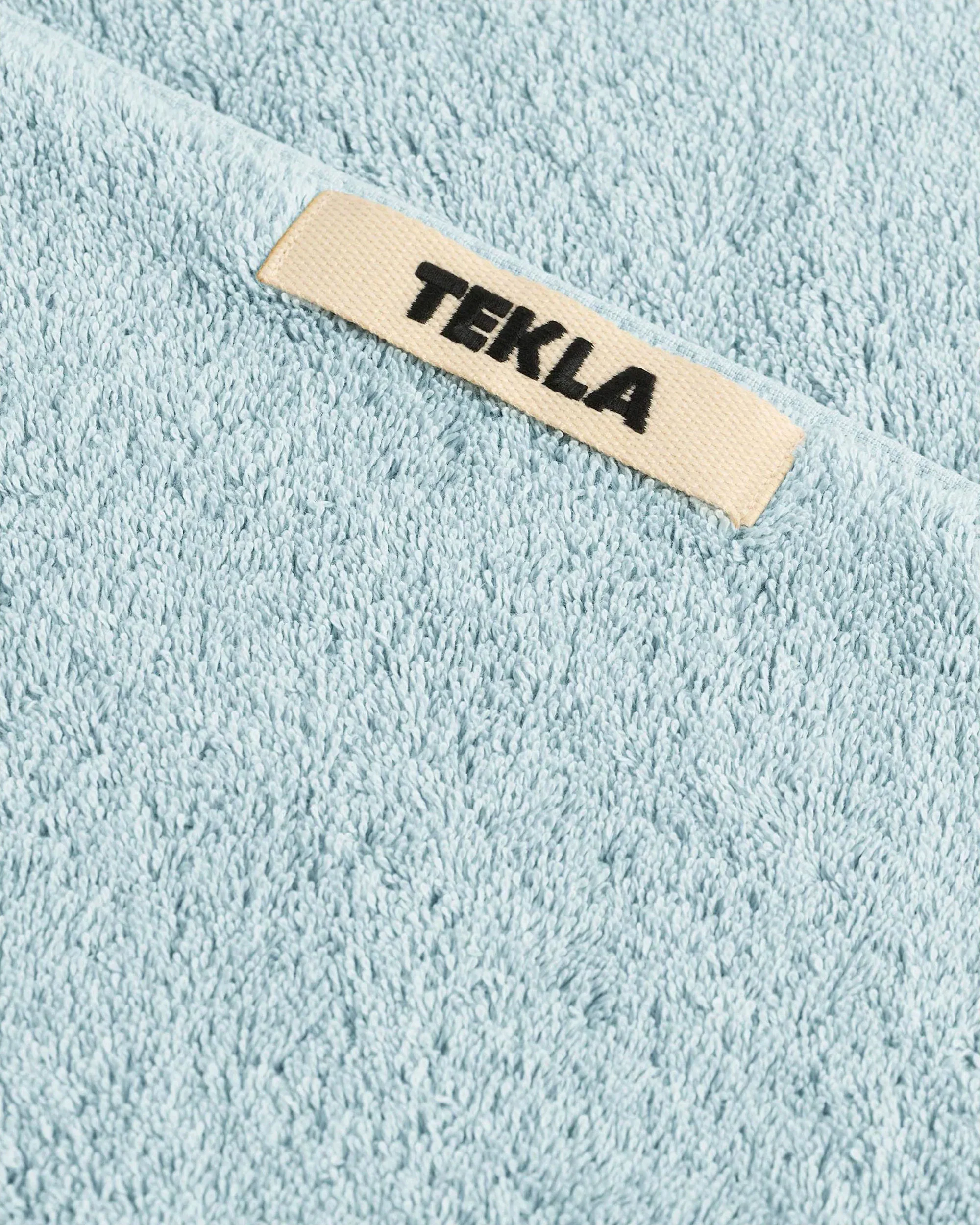 Tekla Terry Bath Towel Sky Blue - Image 2