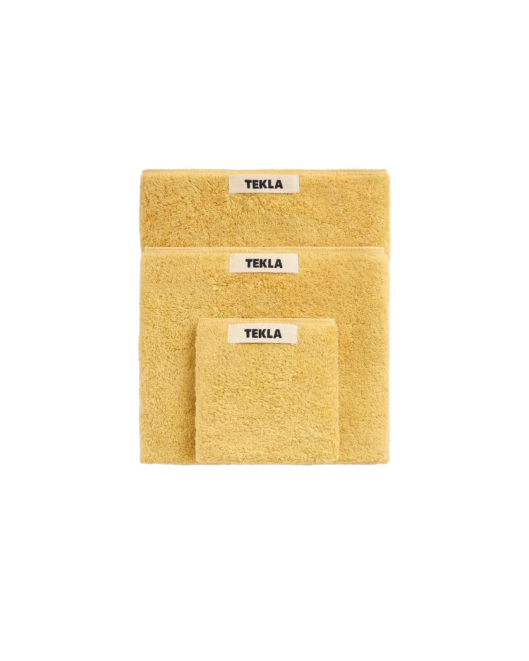 Tekla Terry Washcloth Ochre