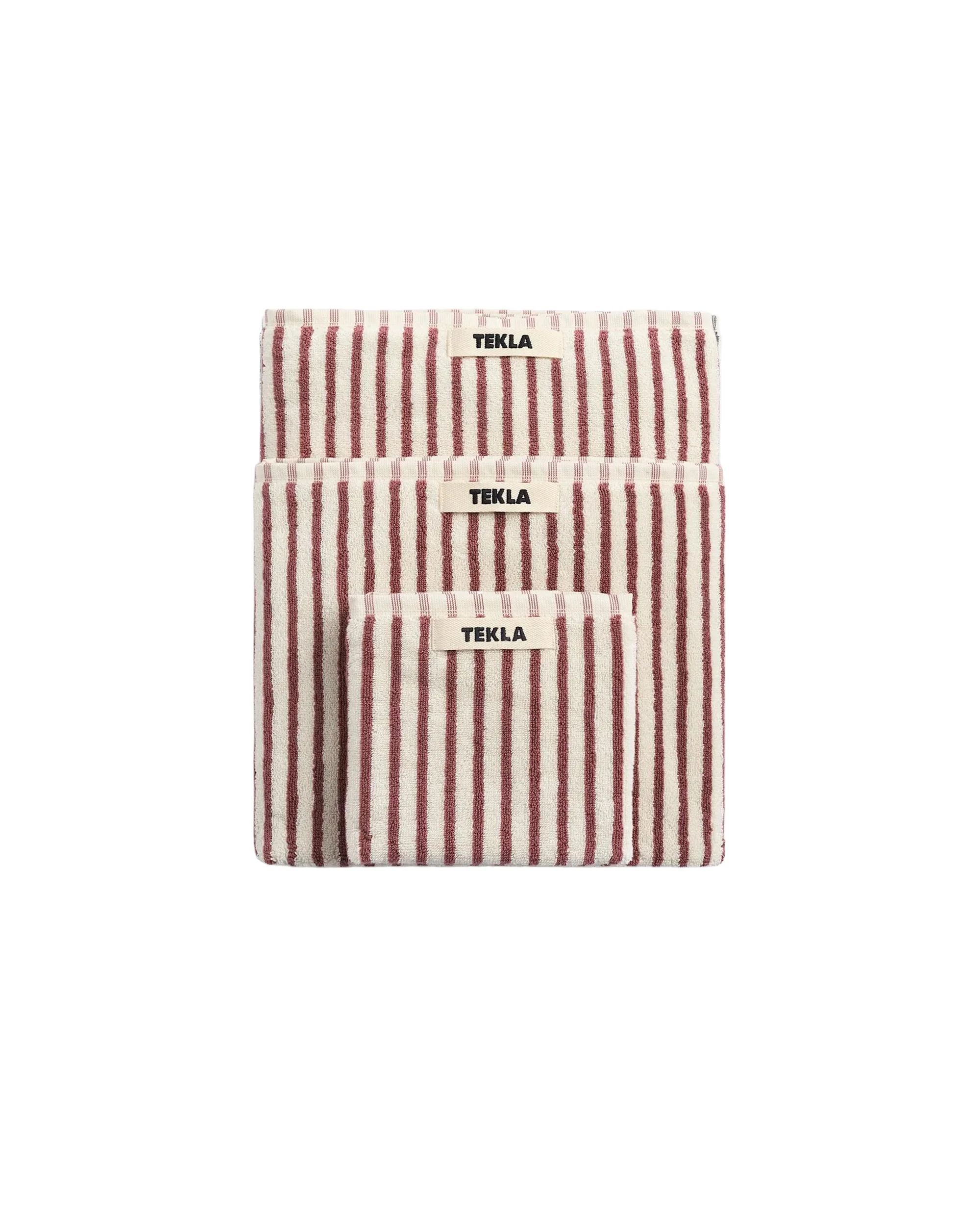 Tekla Terry Washcloth Ripple Stripes