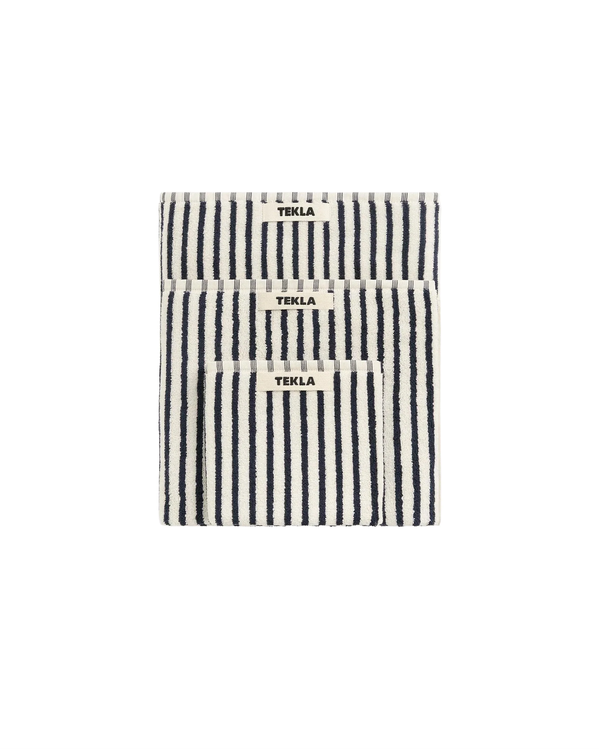 Tekla Terry Washcloth Sailor Stripes