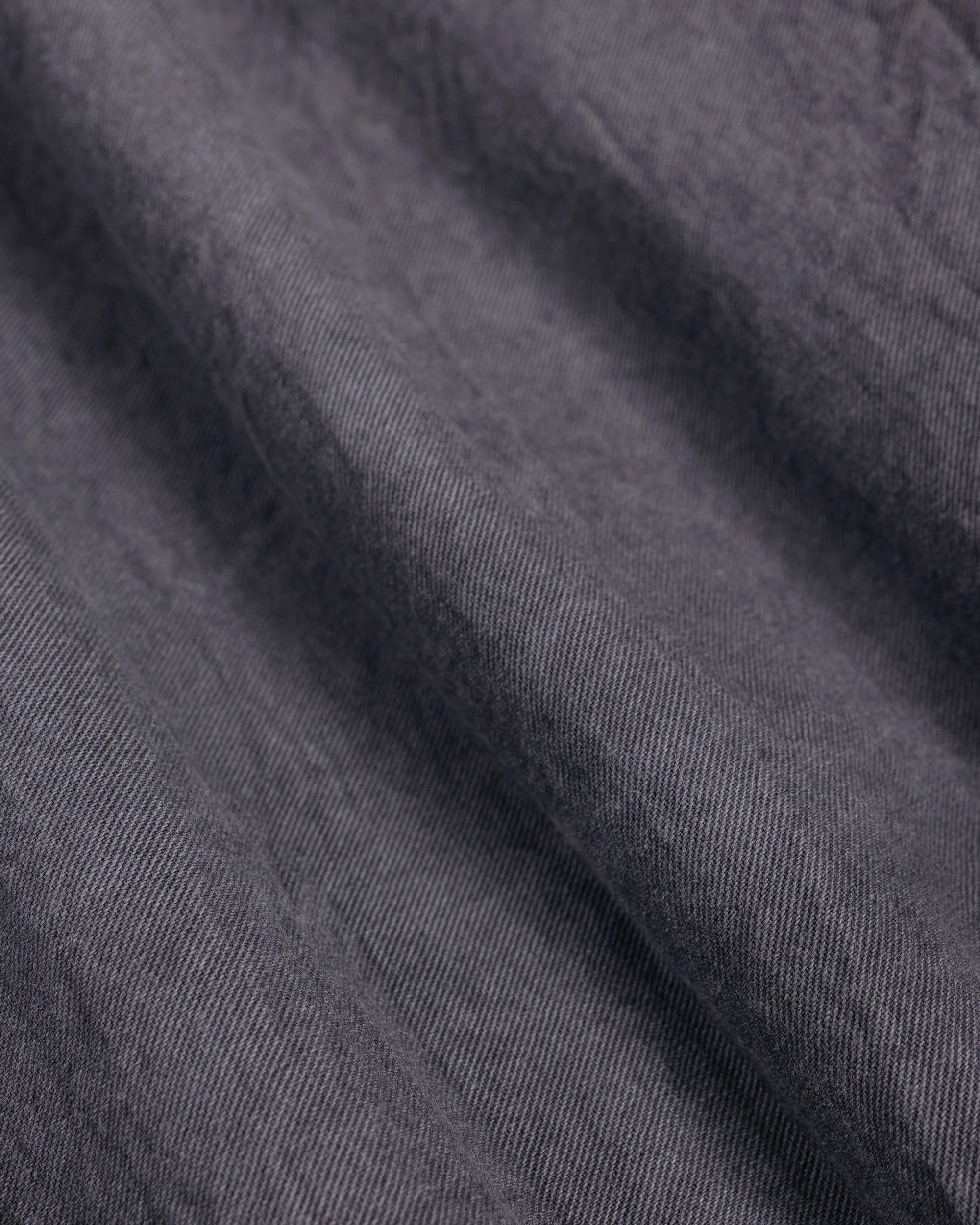 Tender Type 401 Pleat Pocket Shirt Cotton Drop Cloth Grey Logwood - Image 6