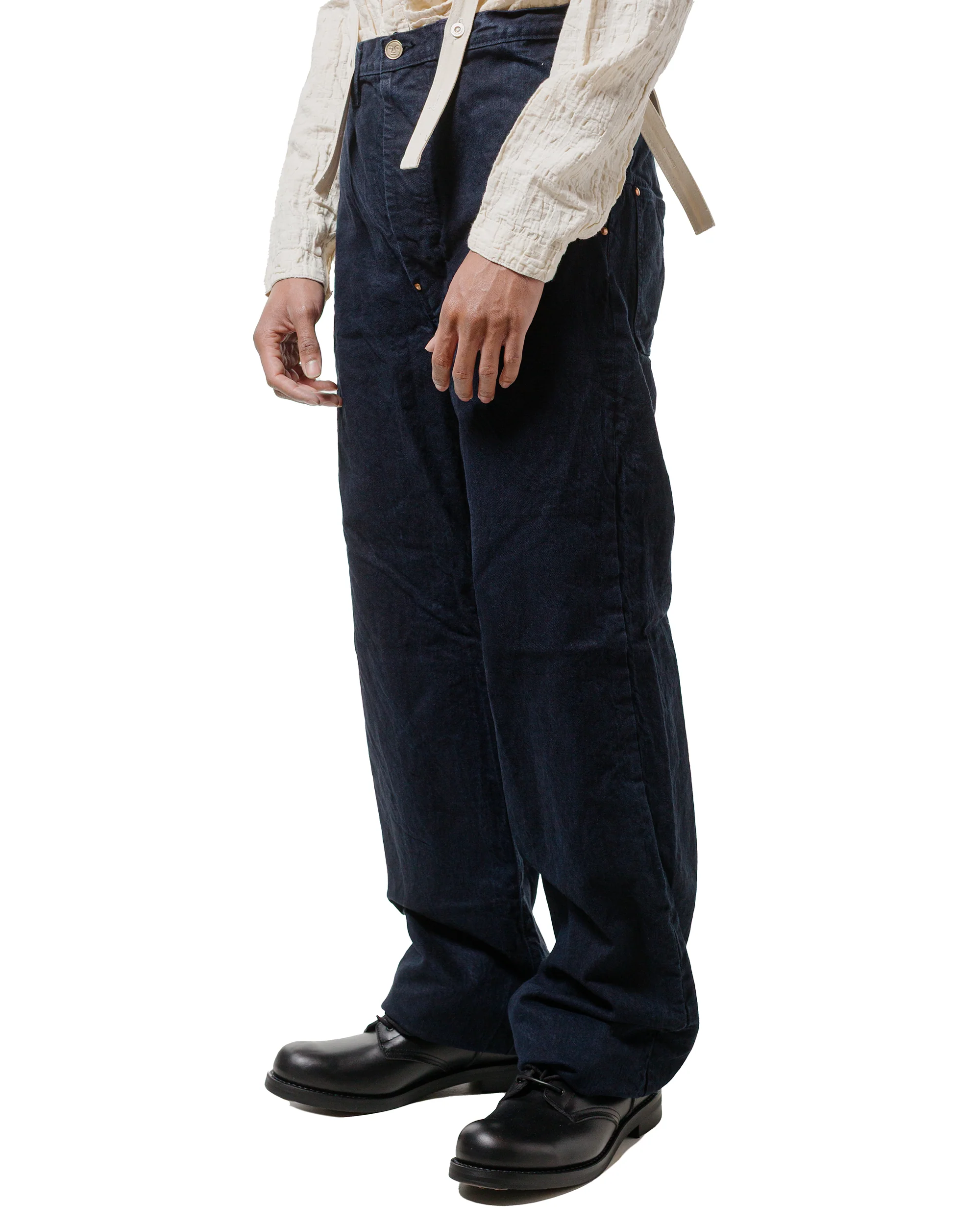 Tender Type 156 Split Back Jeans Weaver's Blanket Denim Hadal Blue - Image 2