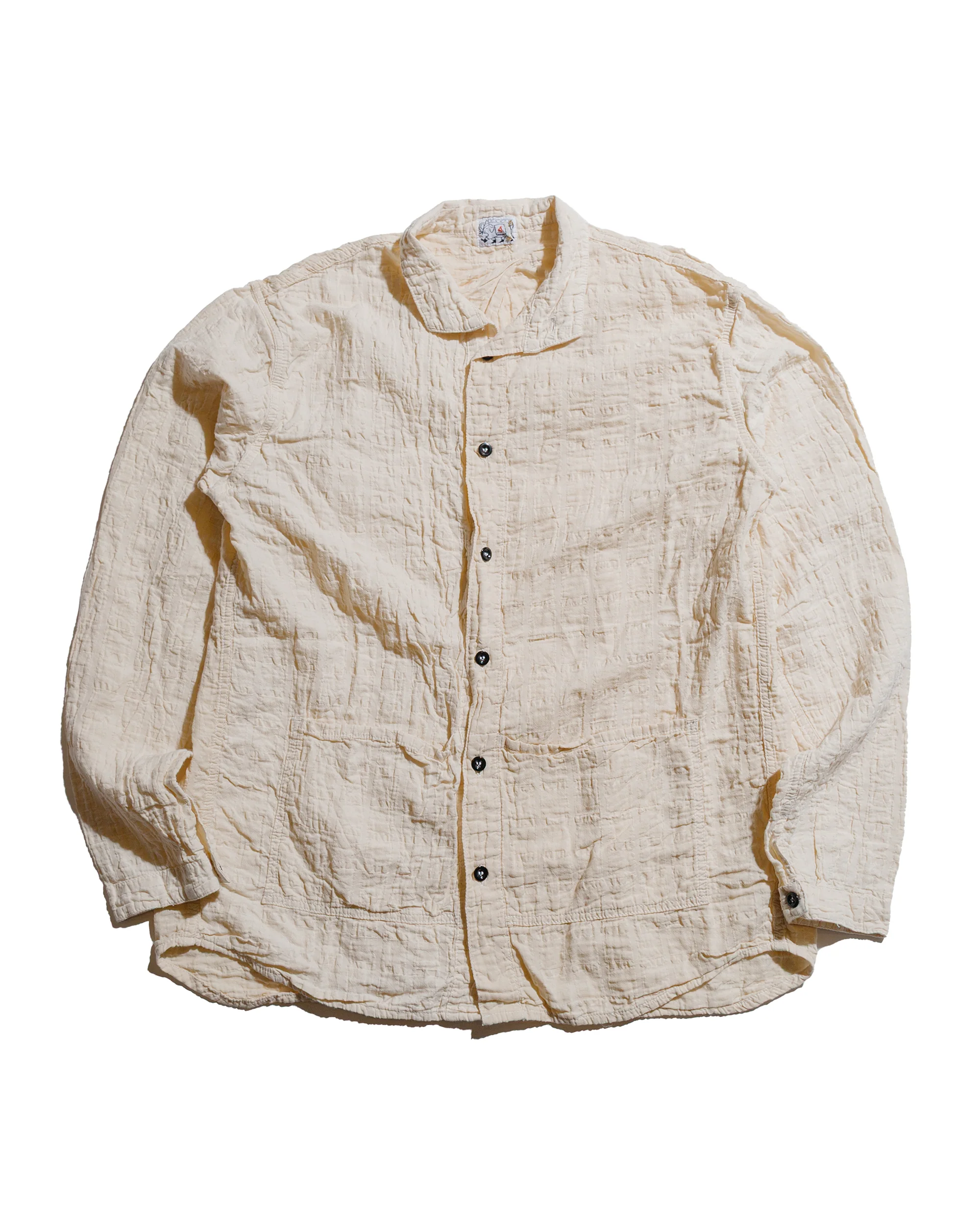 Tender Type 468 Flipped Collar Shirt Airbag Cambric Rinsed