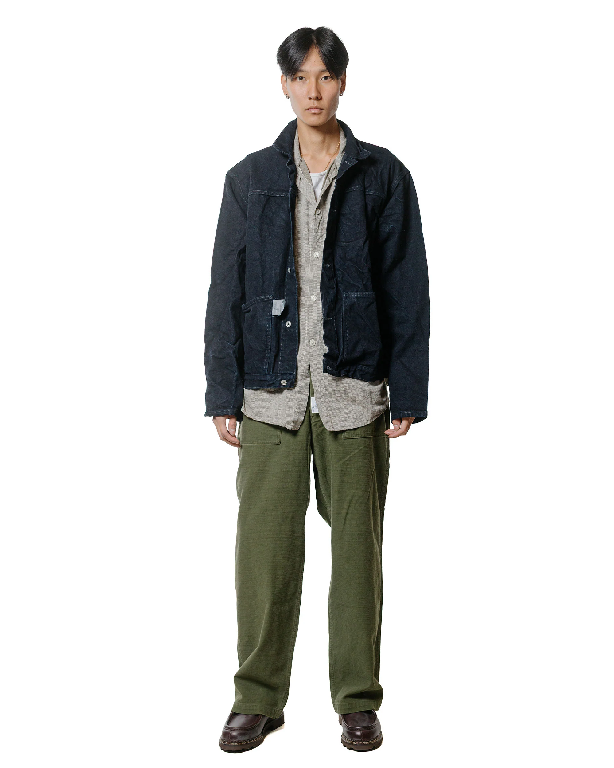 Tender Type 902 Edited Jeans 16oz Selvage Denim Chestnut Dyed - Image 4