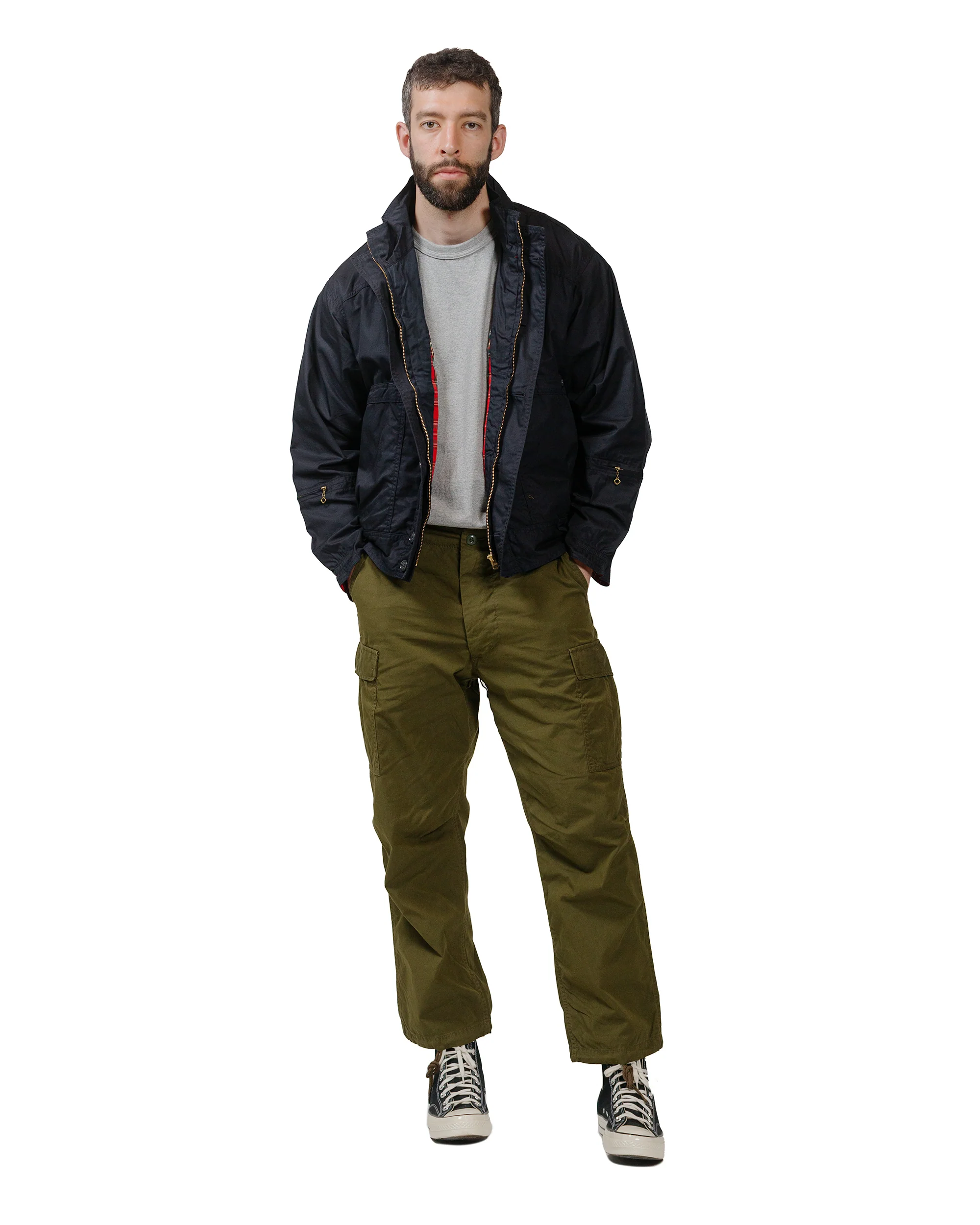 The Corona Utility CJ051 Trek Traveler Short High Density Cotton Gabardine Dark Navy - Image 4