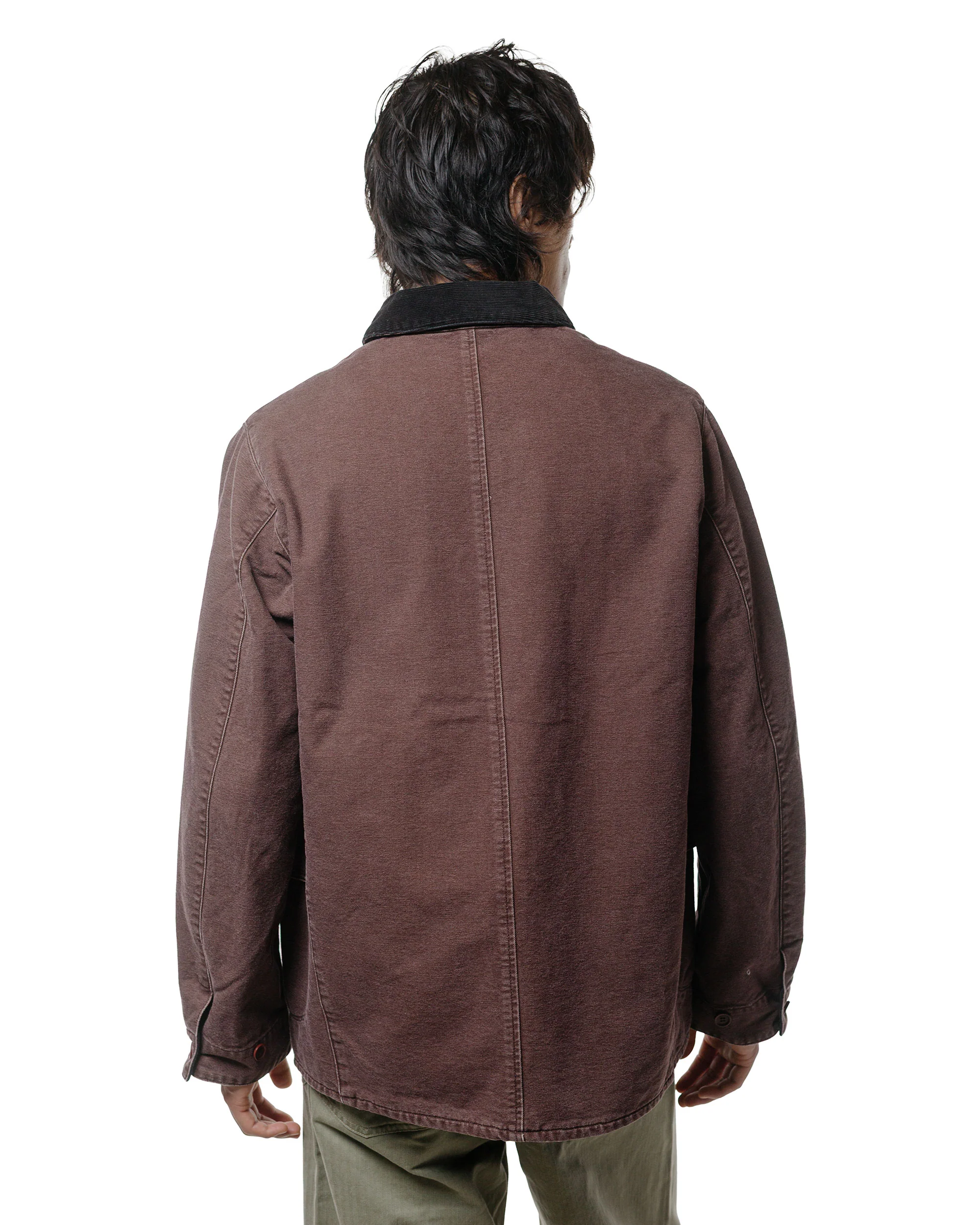 The Corona Utility CJ076 'Utica Field Coat' Cotton Duck Chocolate Brown - Image 3