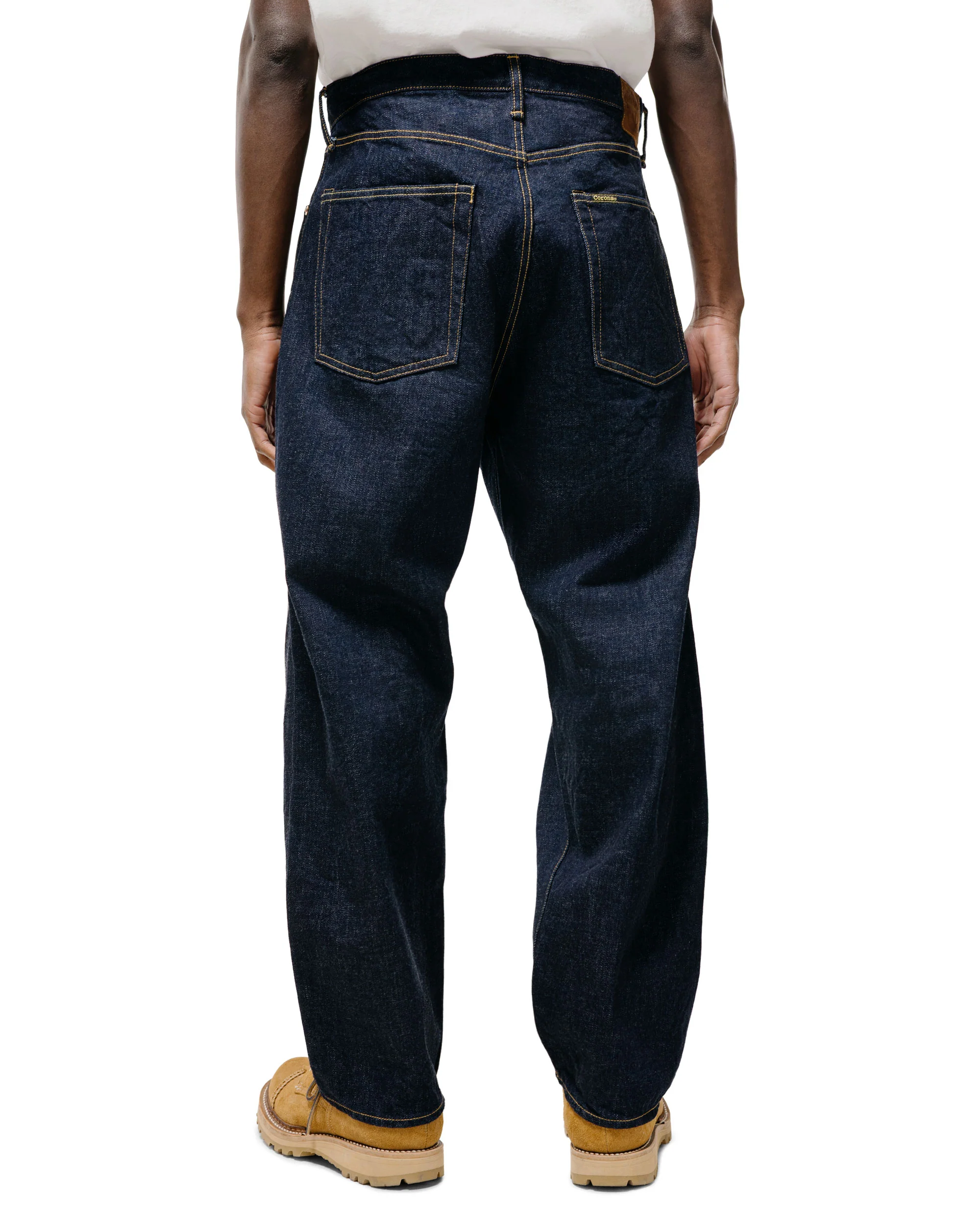 The Corona Utility CP005 W05 Five Pocket 14oz Selvedge Denim Indigo Blue - Image 3