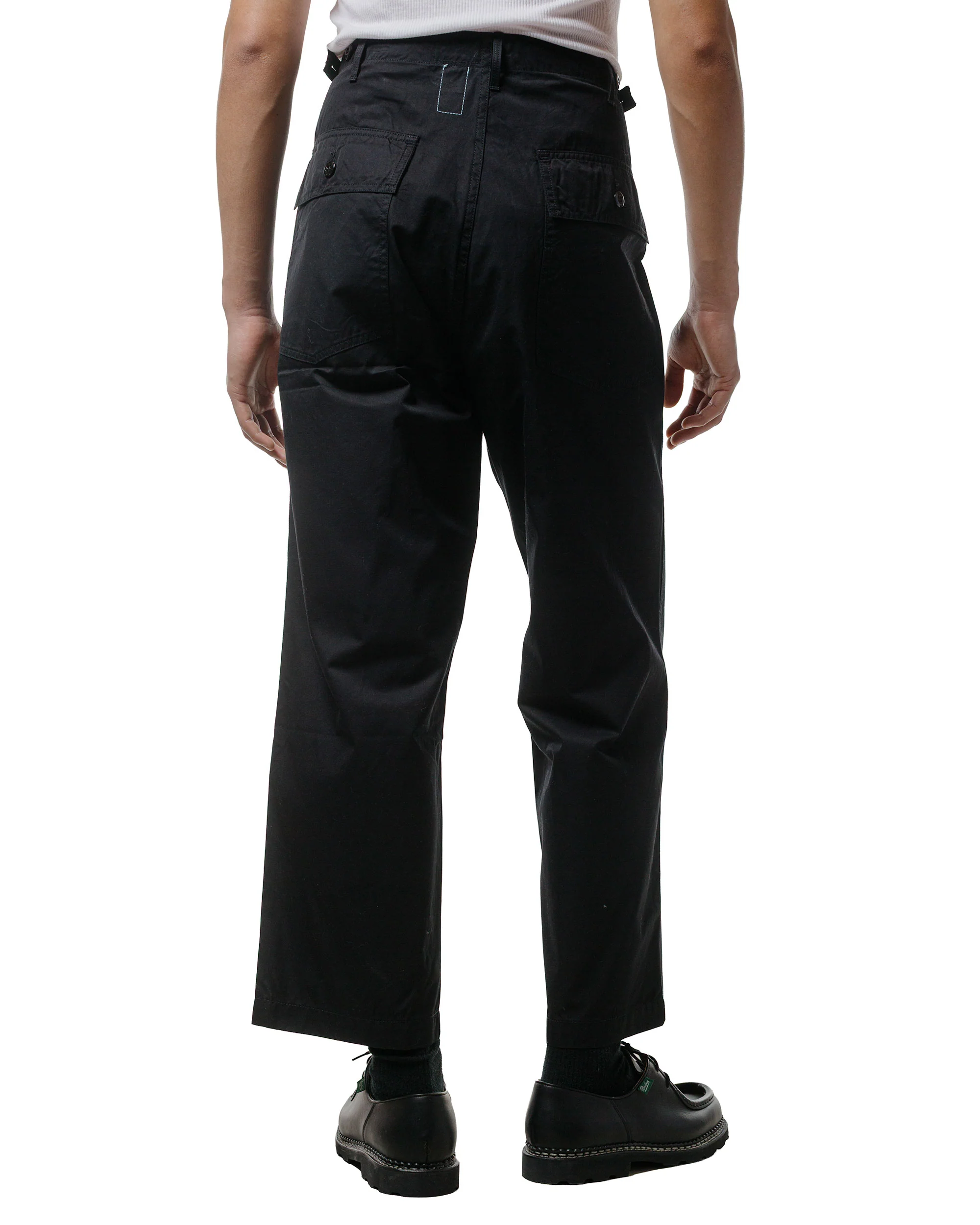 The Corona Utility FP001 Fatigue Slacks 'Utility Slacks' High Density Chambray Gabardine Black - Image 3
