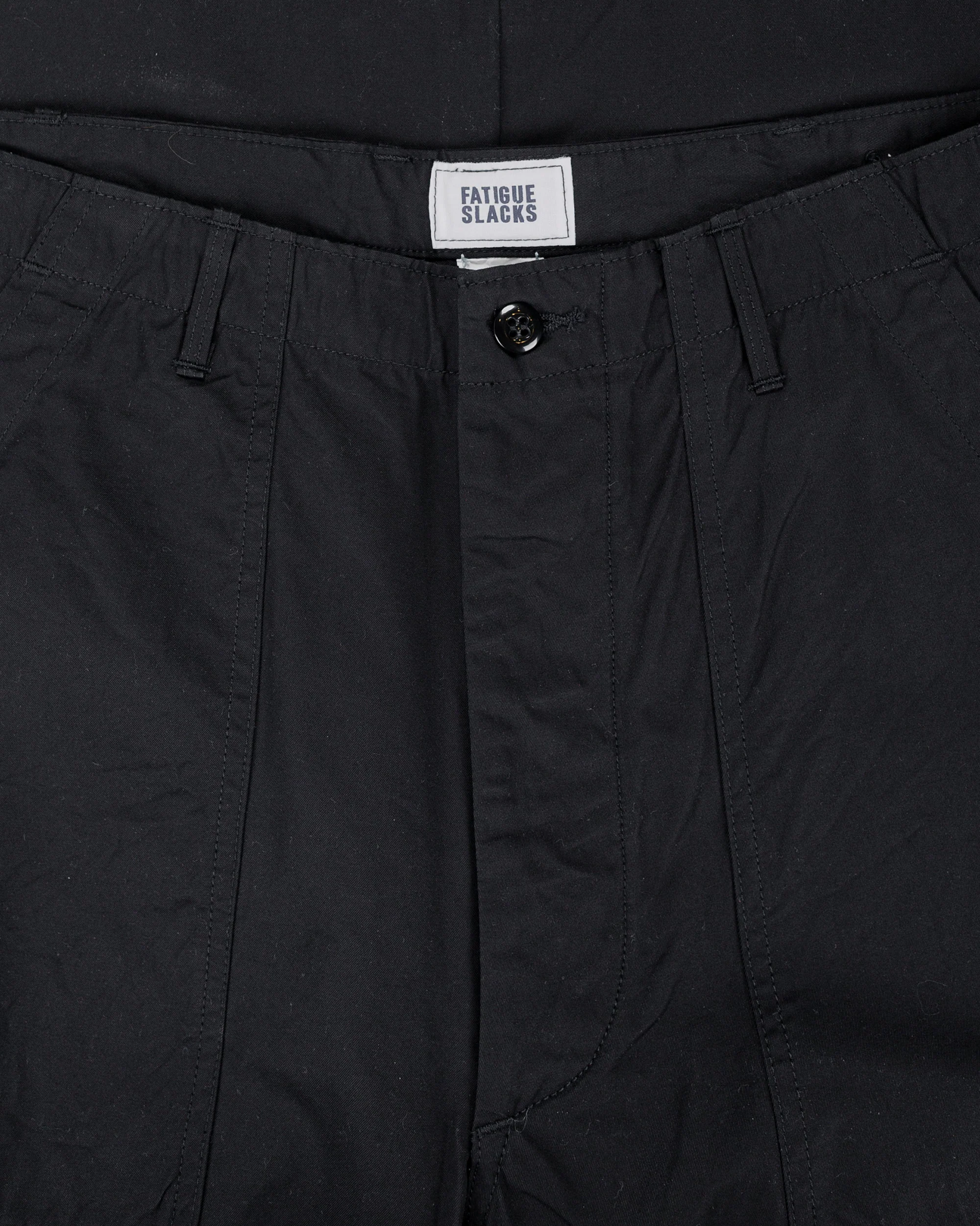 The Corona Utility FP001 Fatigue Slacks 'Utility Slacks' High Density Chambray Gabardine Black - Image 5