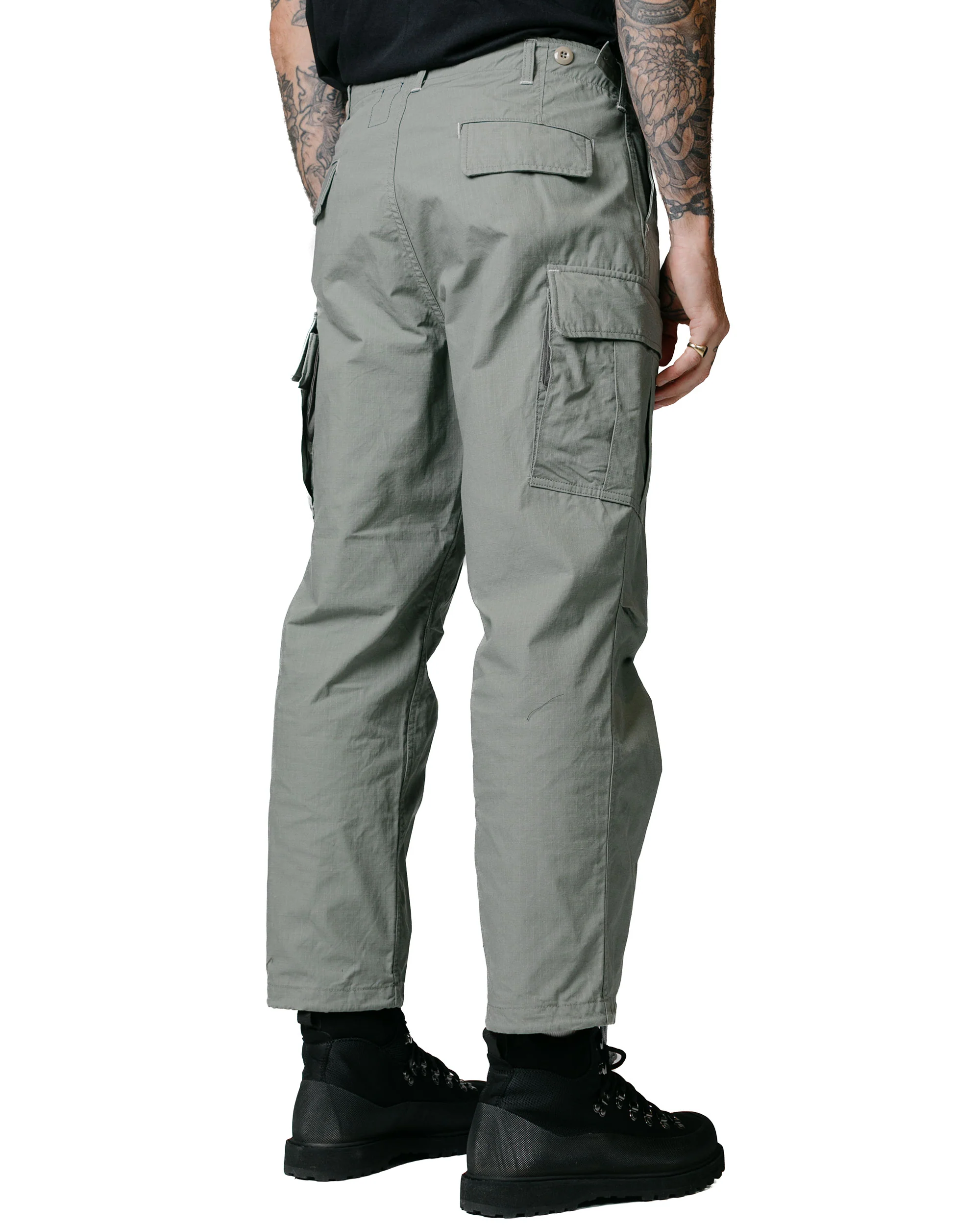 The Corona Utility FP006 Fatigue Slacks 'Jungle Slacks' N/C Military Ripstop Sage Green - Image 3