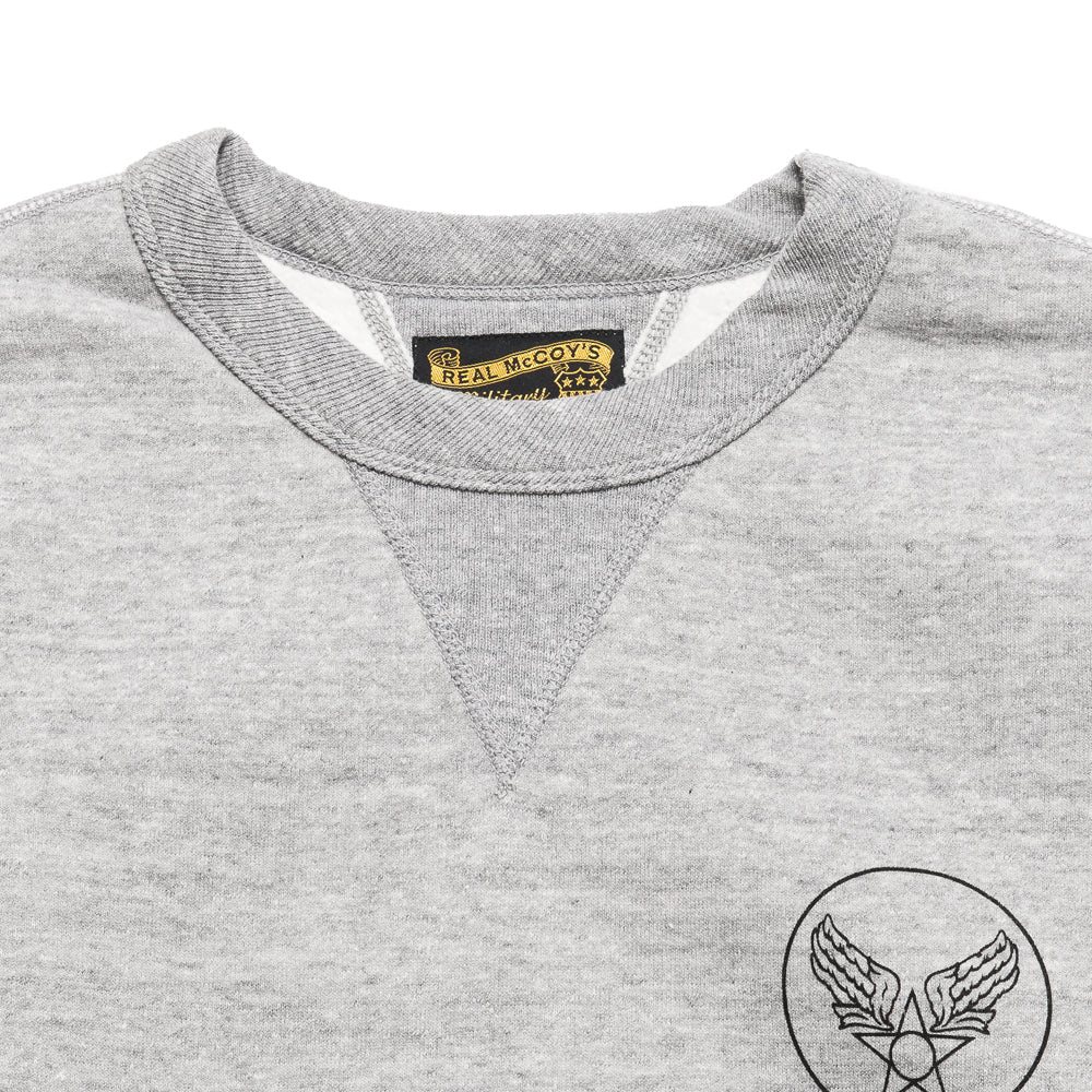 The Real McCoy’s Army Air Force Sweatshirt Grey - Image 3
