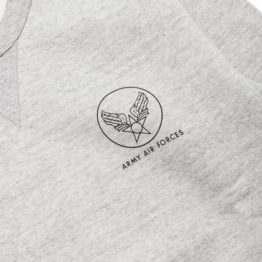 The Real McCoy’s Army Air Force Sweatshirt Grey - Image 4
